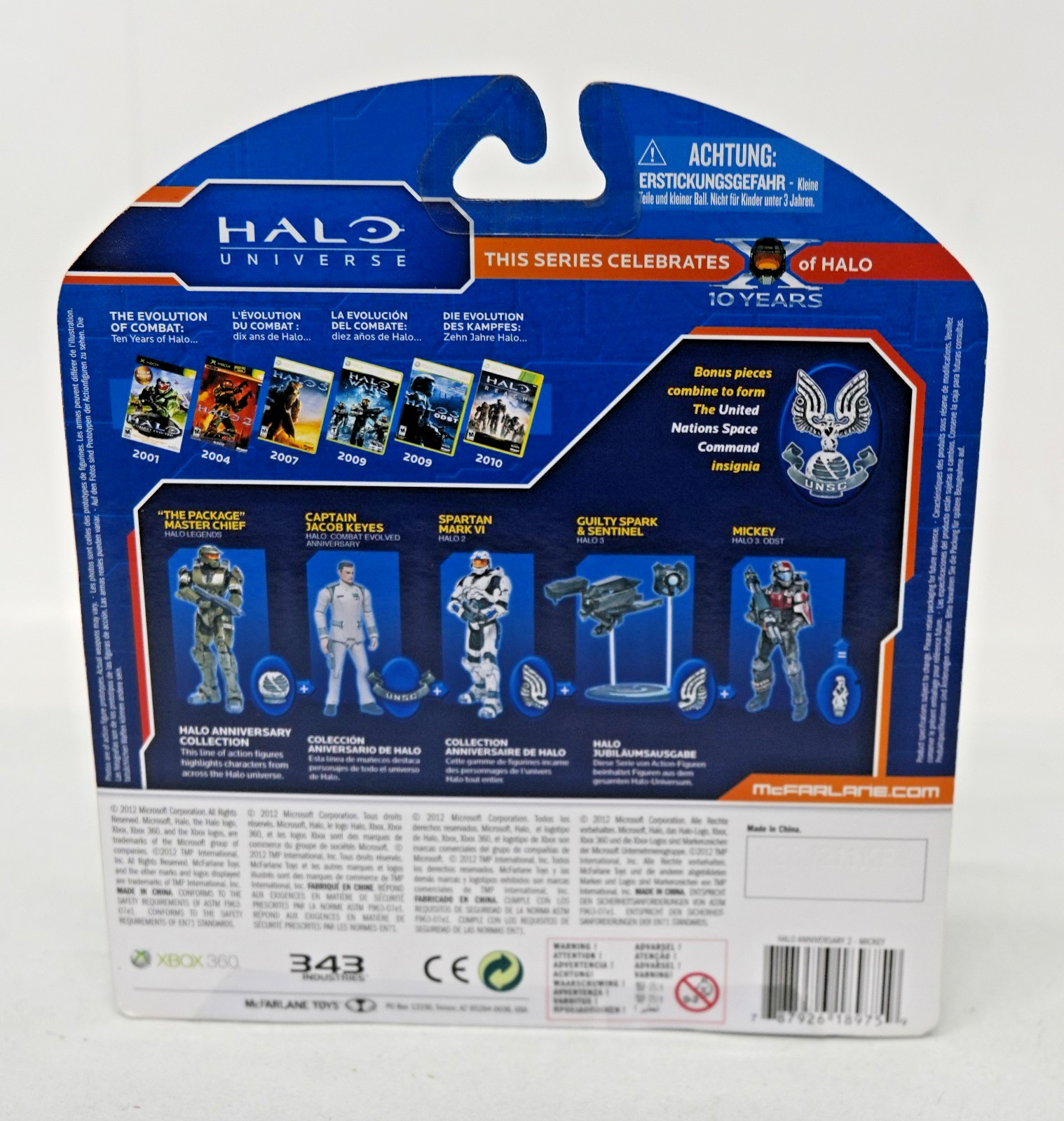 New Sealed McFarlane Halo Universe 10 Years Halo 3 ODST Mickey 2012