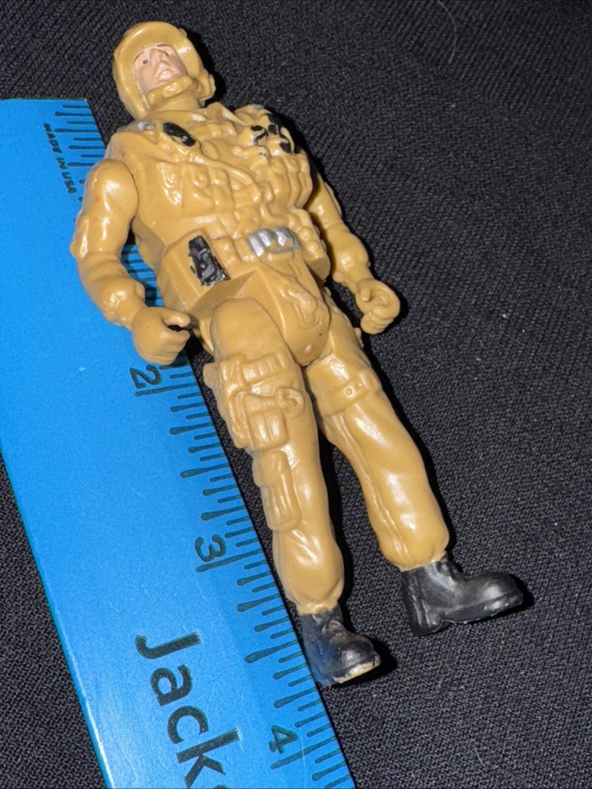 3.75&Prime; Desert Storm Soldier Trooper Poseable Action Figure Unbranded GI Joe Clone