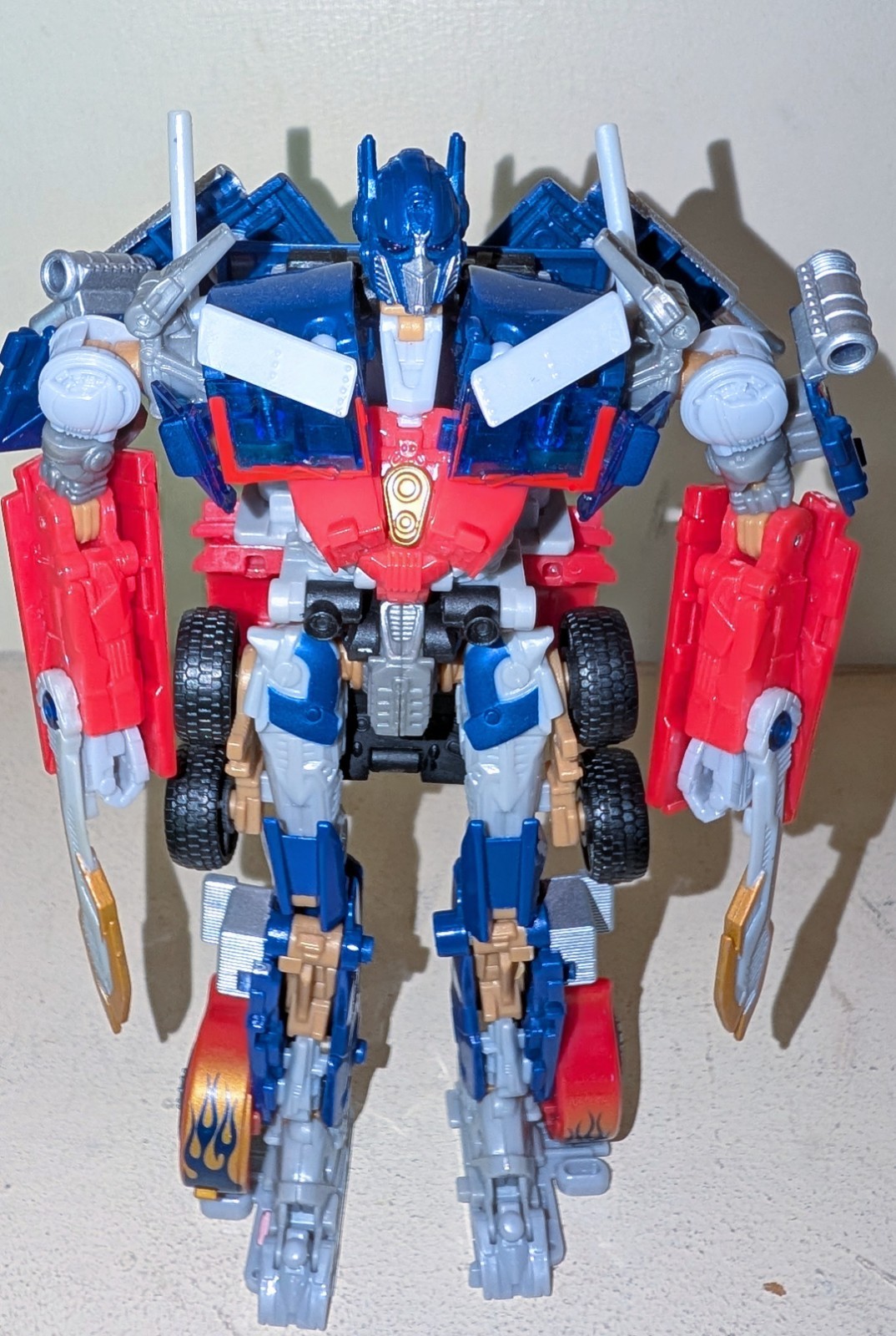 Transformers Reveal the Shield Battle Blades Optimus Prime Rts 2011 Incomplete