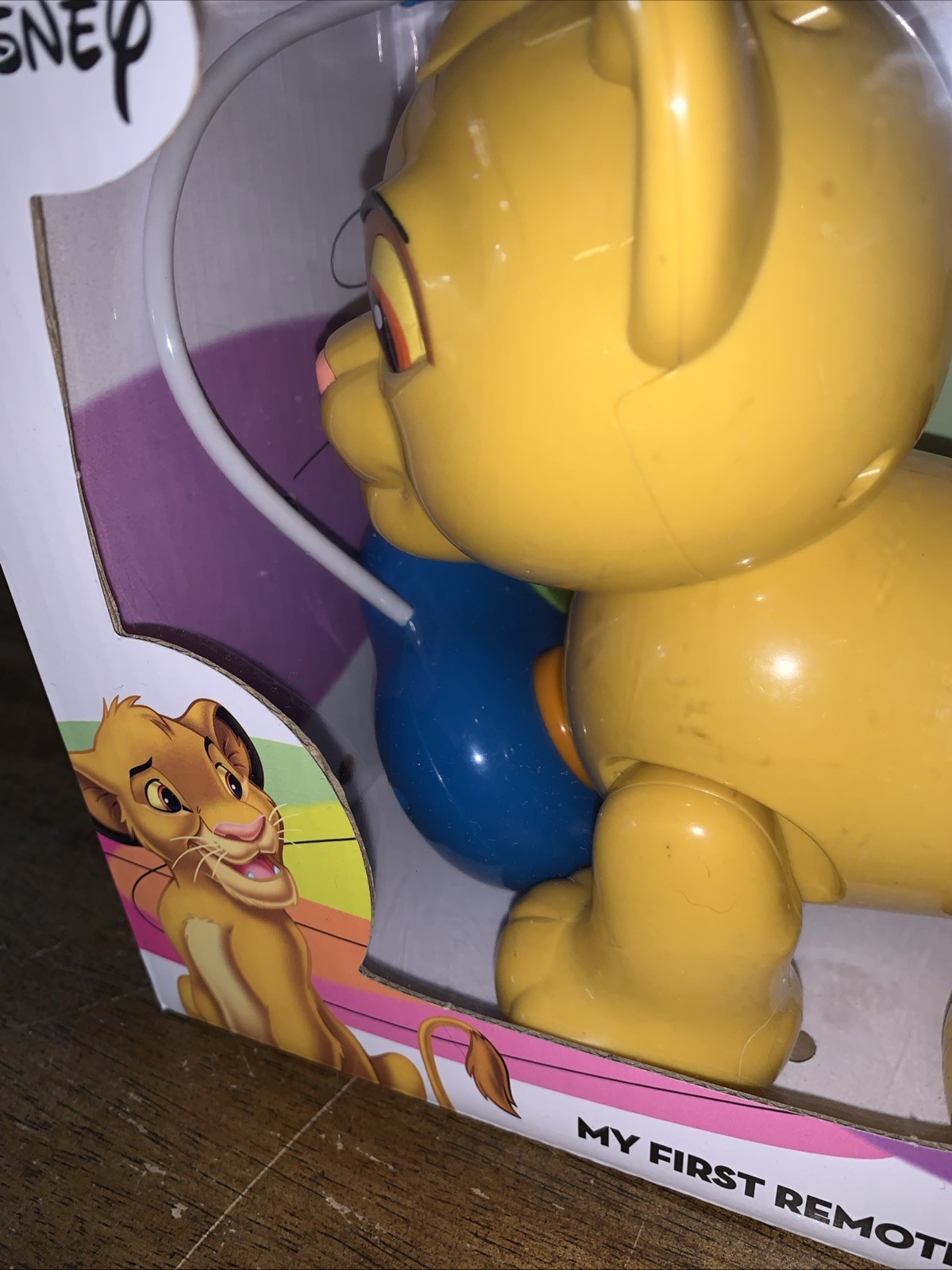 DISNEY MY FIRST REMOTE CONTROL SIMBA WALKS ROARS New Open Box