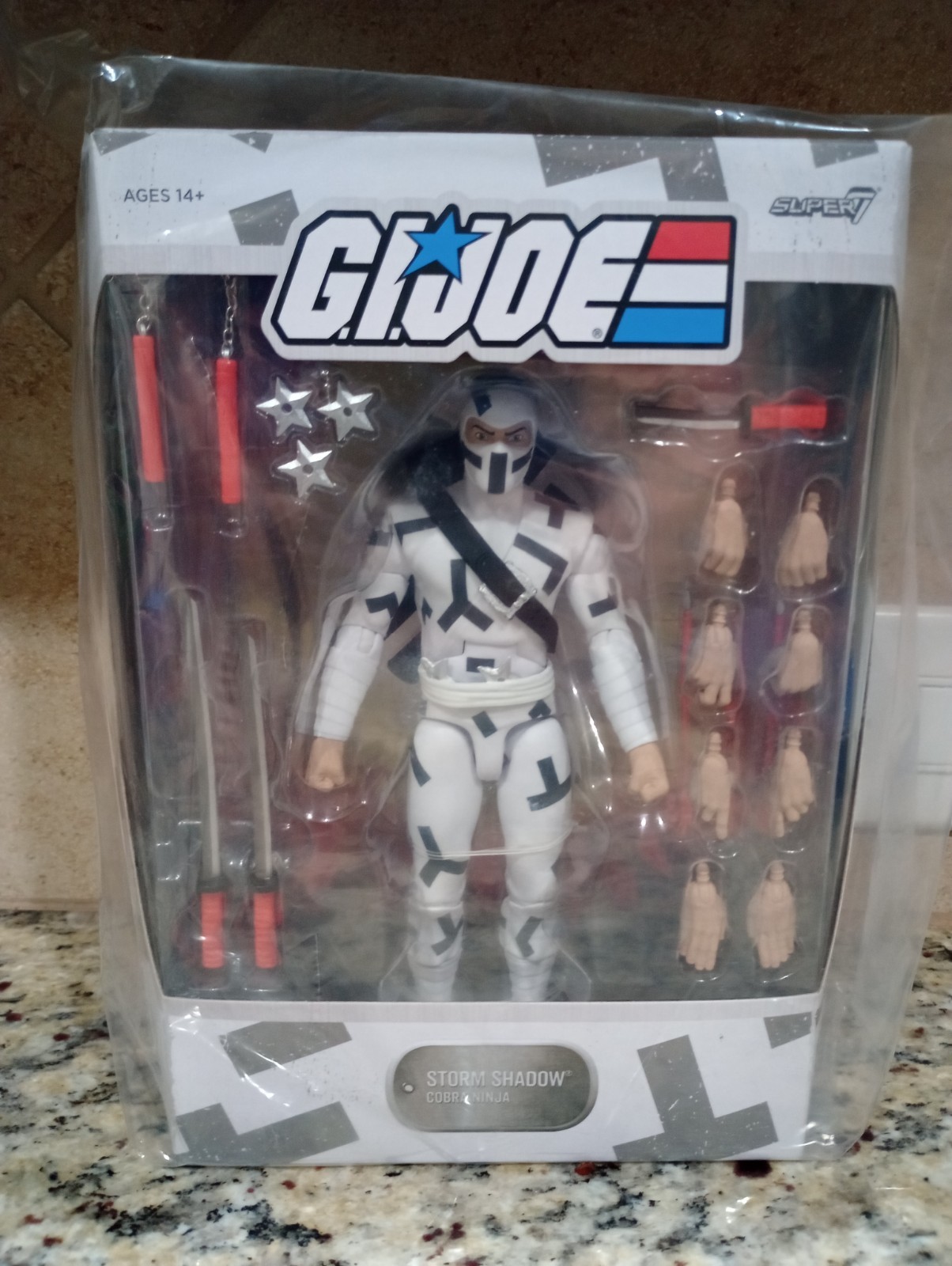 Super7 ULTIMATES GI JOE: STORM SHADOW CAMOUFLAGE V2 – 25TH ANNIVERSARY EXCLUSIVE