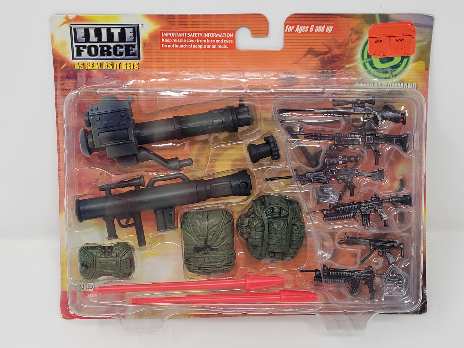 BBI Elite Force Combat Gear Assault Weapons Accessories Set 1:18 – Brand New NIP