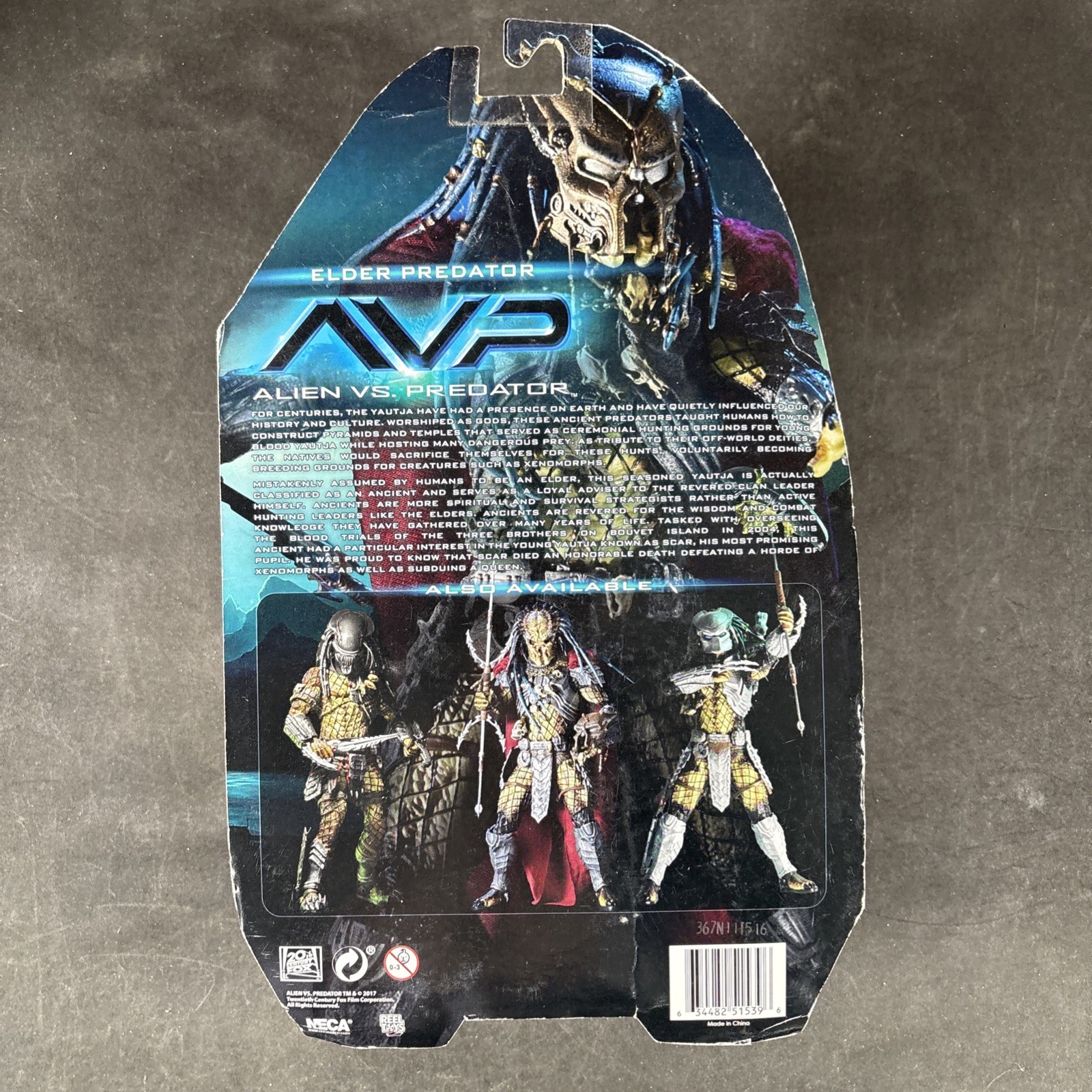 NECA ALIEN VS PREDATOR ELDER PREDATOR 7” FIGURE SERIES 17 REEL TOYS NEW NECA