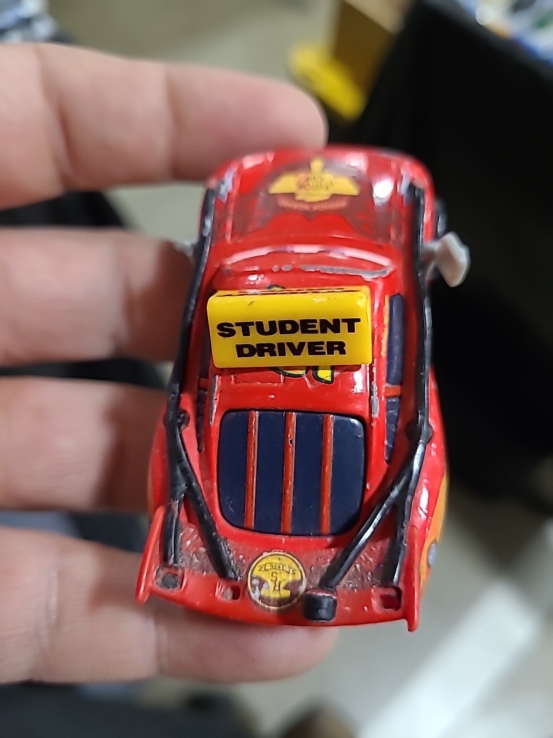 lightning mcqueen Student Driver Broken Driver Mirror