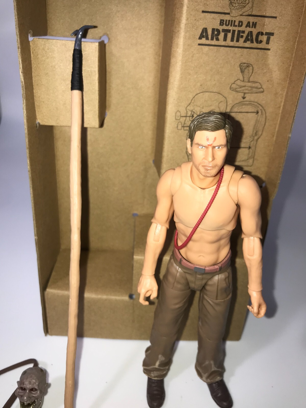 Indiana Jones TEMPLE OF DOOM Indiana Jones 6&Prime; FIGURE (Hypnotized) LOOSE NO BAF