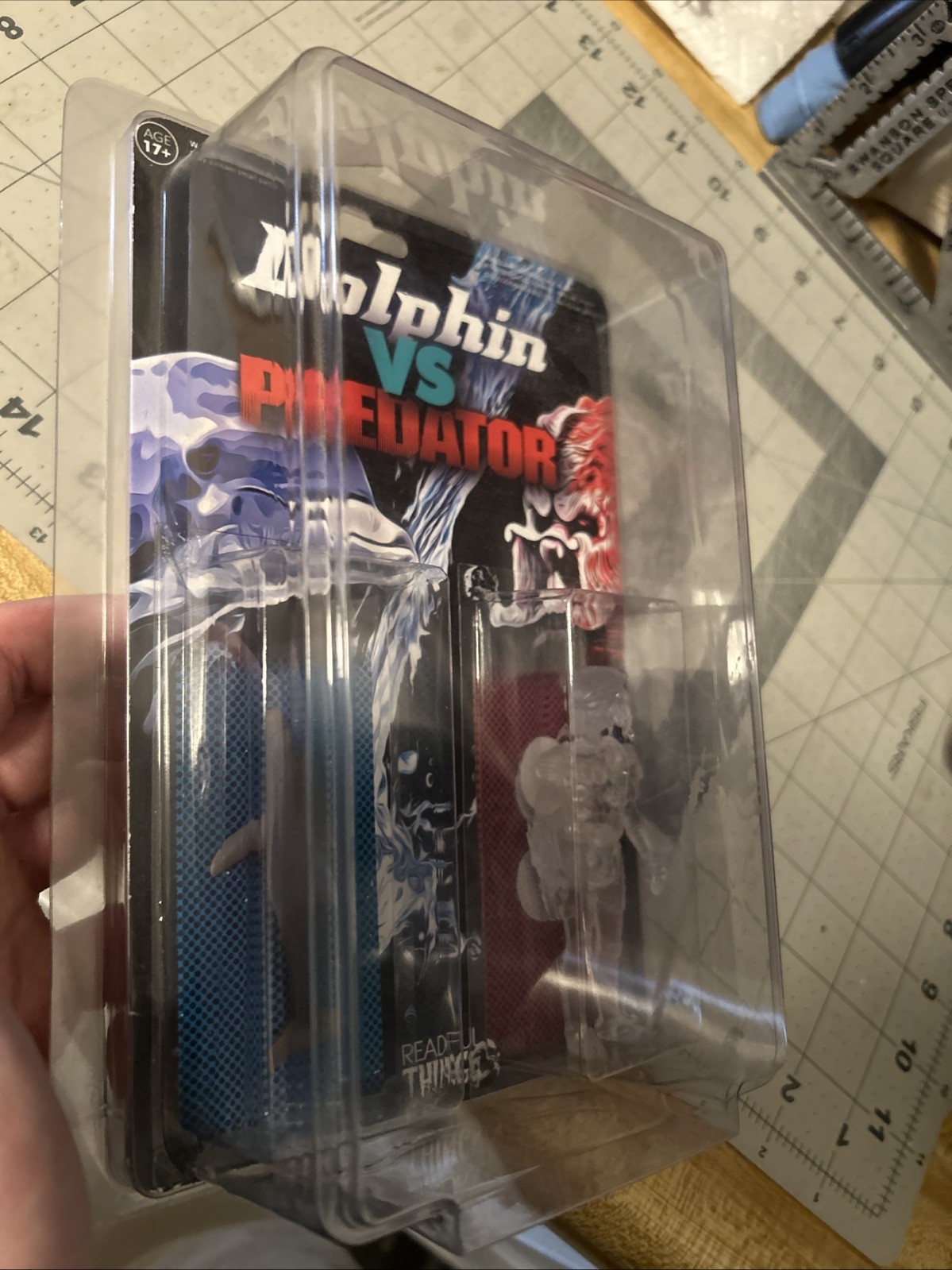 Custom 1/1 Parody Dolphin vs Predator – Readful Things – Action Figure SHIPS NOW