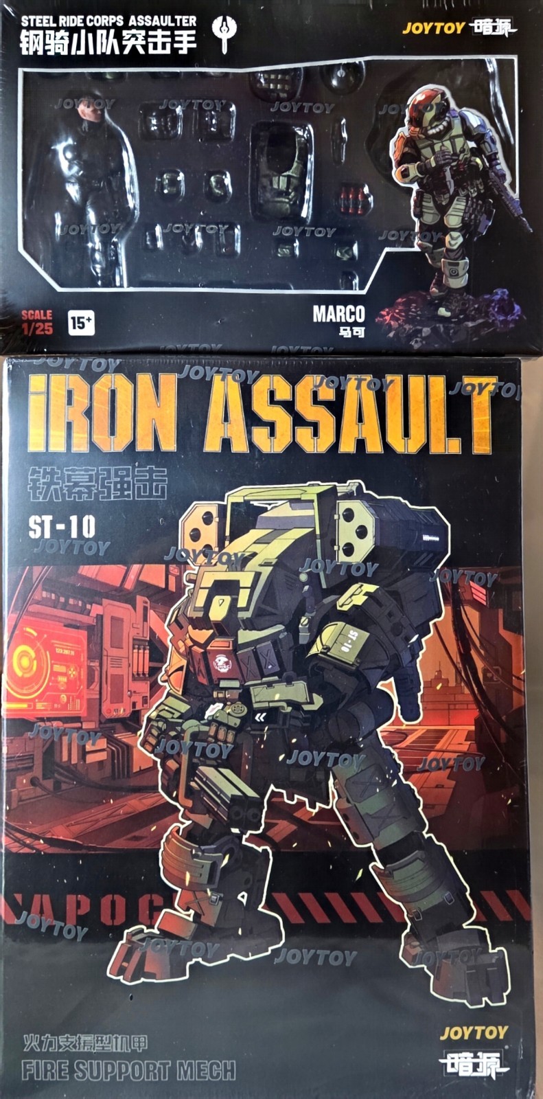 Joytoy 1/25 DS APOC SERIES Iron Assault Fire Support Mech w/pilot Marco