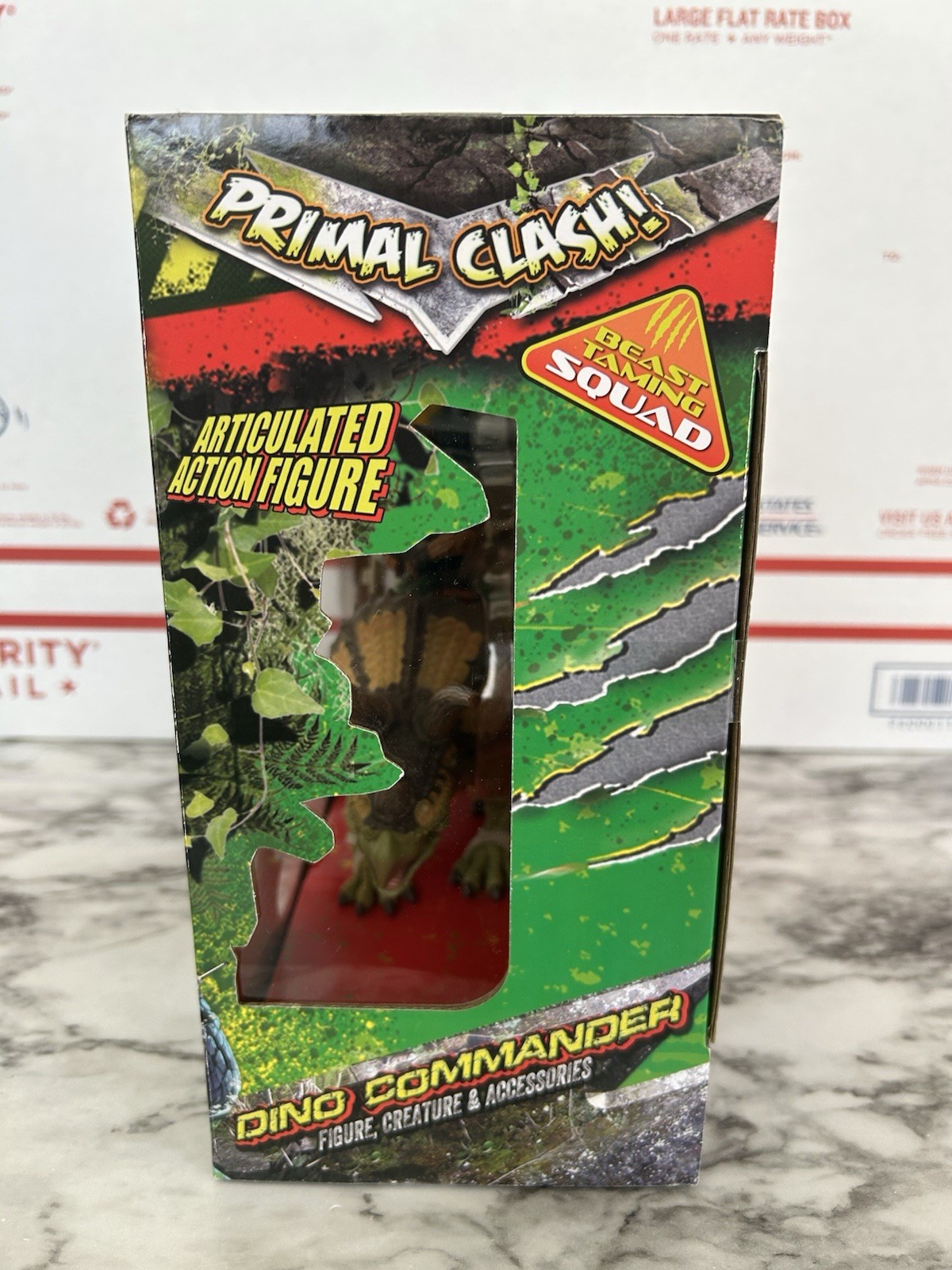Primal Clash Dino Commander Beast Taming Squad Triceratops Figure Exclusive
