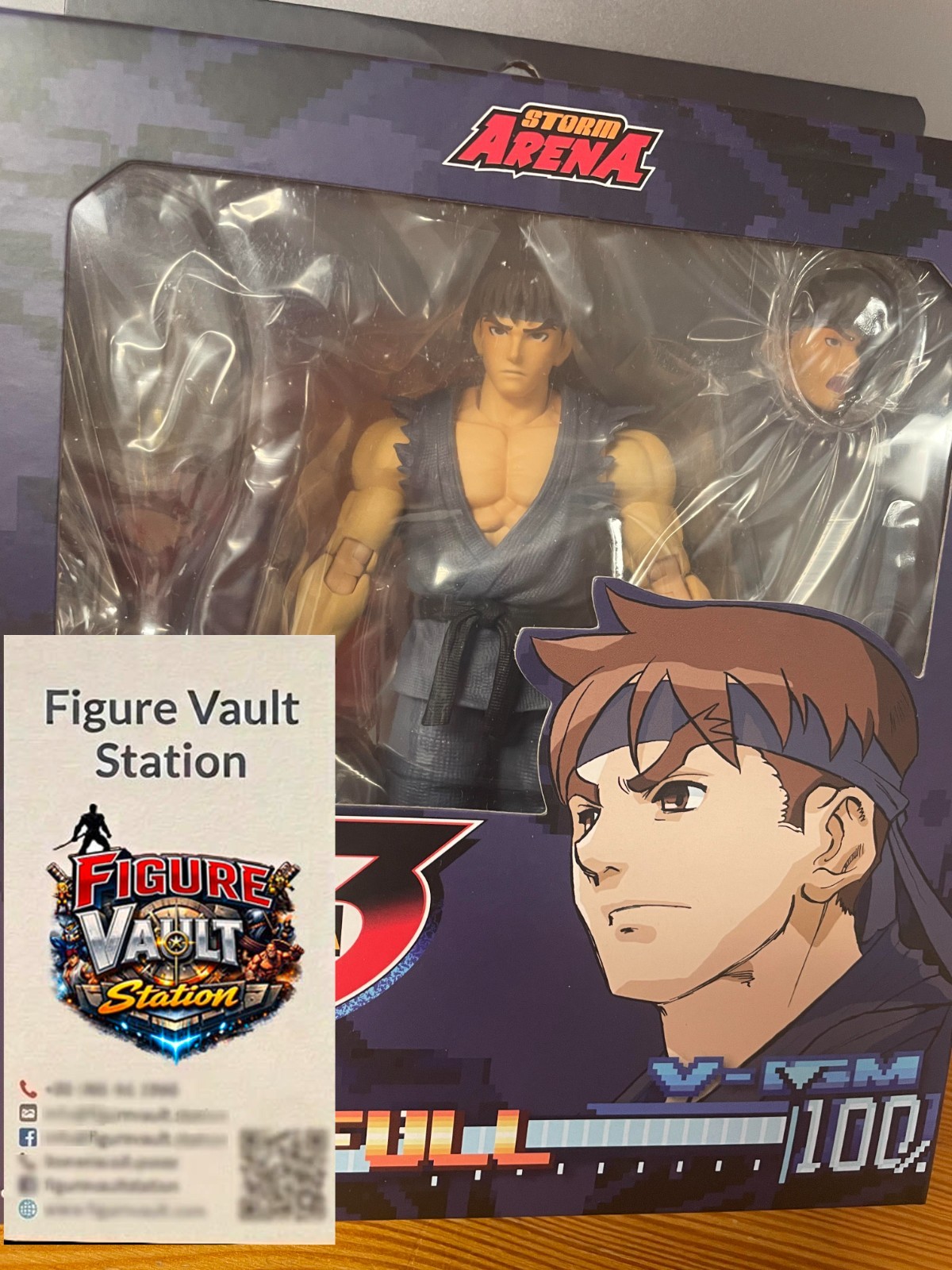 🇺🇸 Storm Arena RYU Street Fighter Alpha 3 Black Gi by [Figure Vault Station]