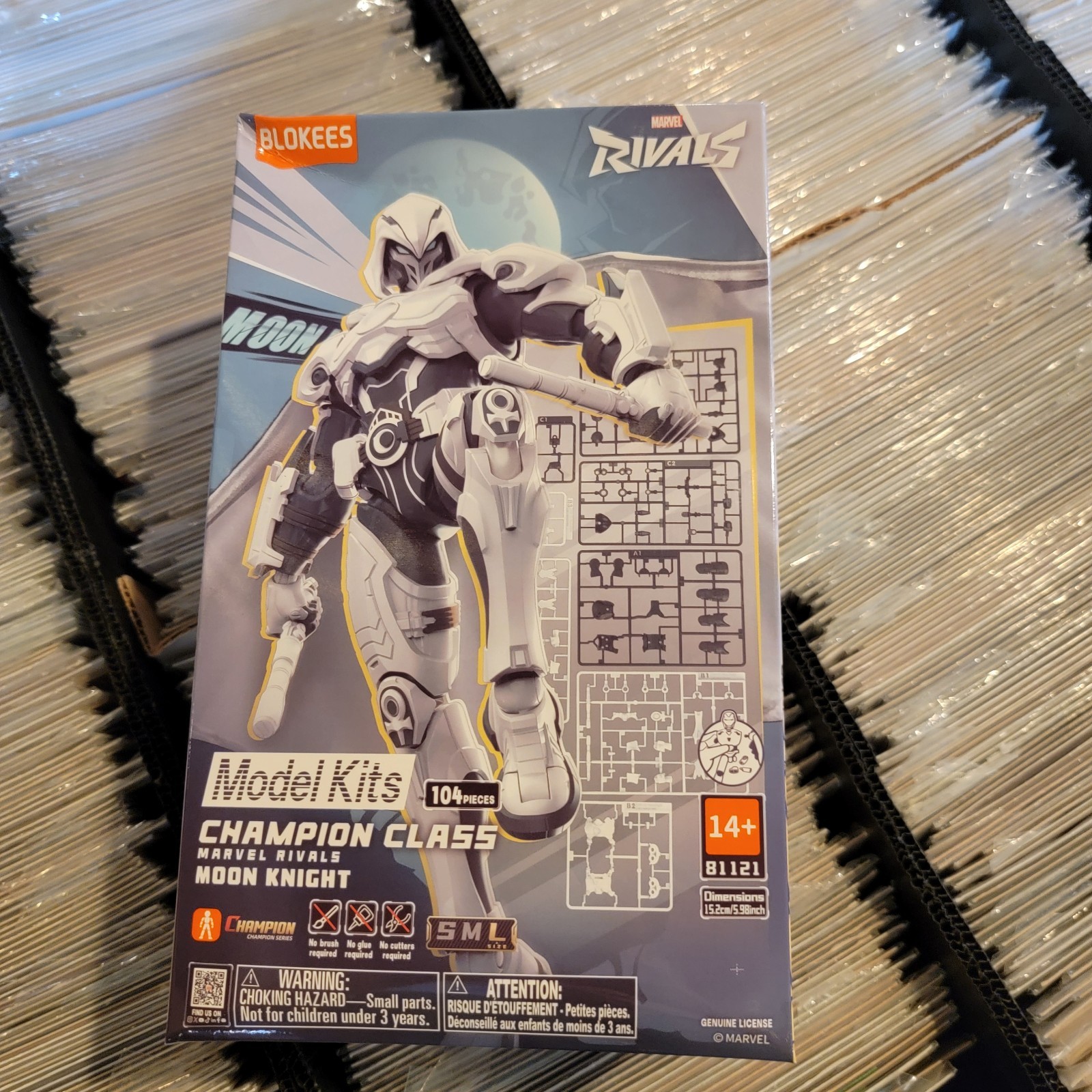 Blokees Marvel Rivals Moon Knight Champion Class #81121 Model Kit