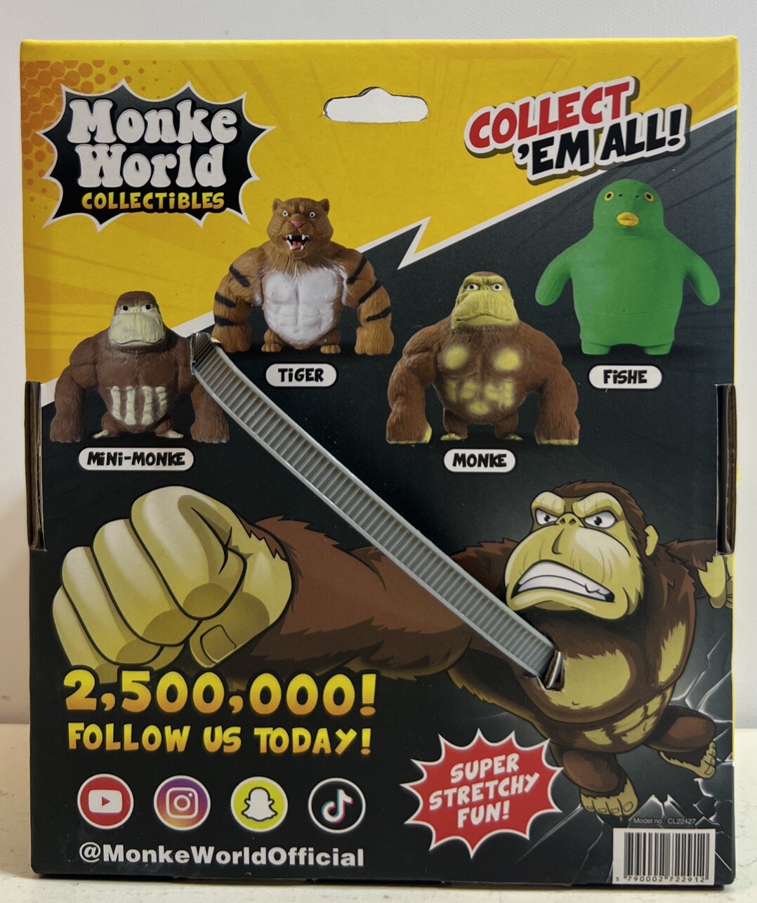 Monke World Super Stretchy Action Figure Mini-Monke by Monke World Collectibles