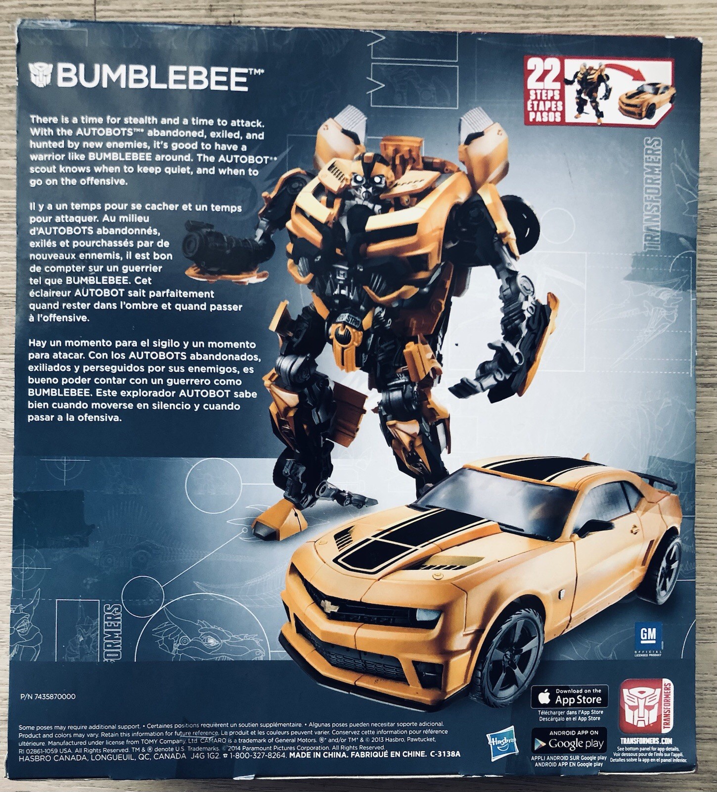 Transformers Age of Extinction Limited Edition Leader Class Bumblebee NIB