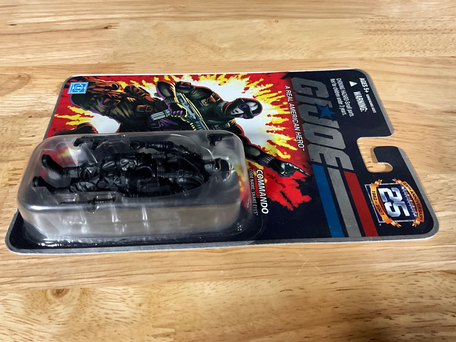 GI Joe 25th Anniversary Commando Snake Eyes with Timber Card, Stalker figure lot