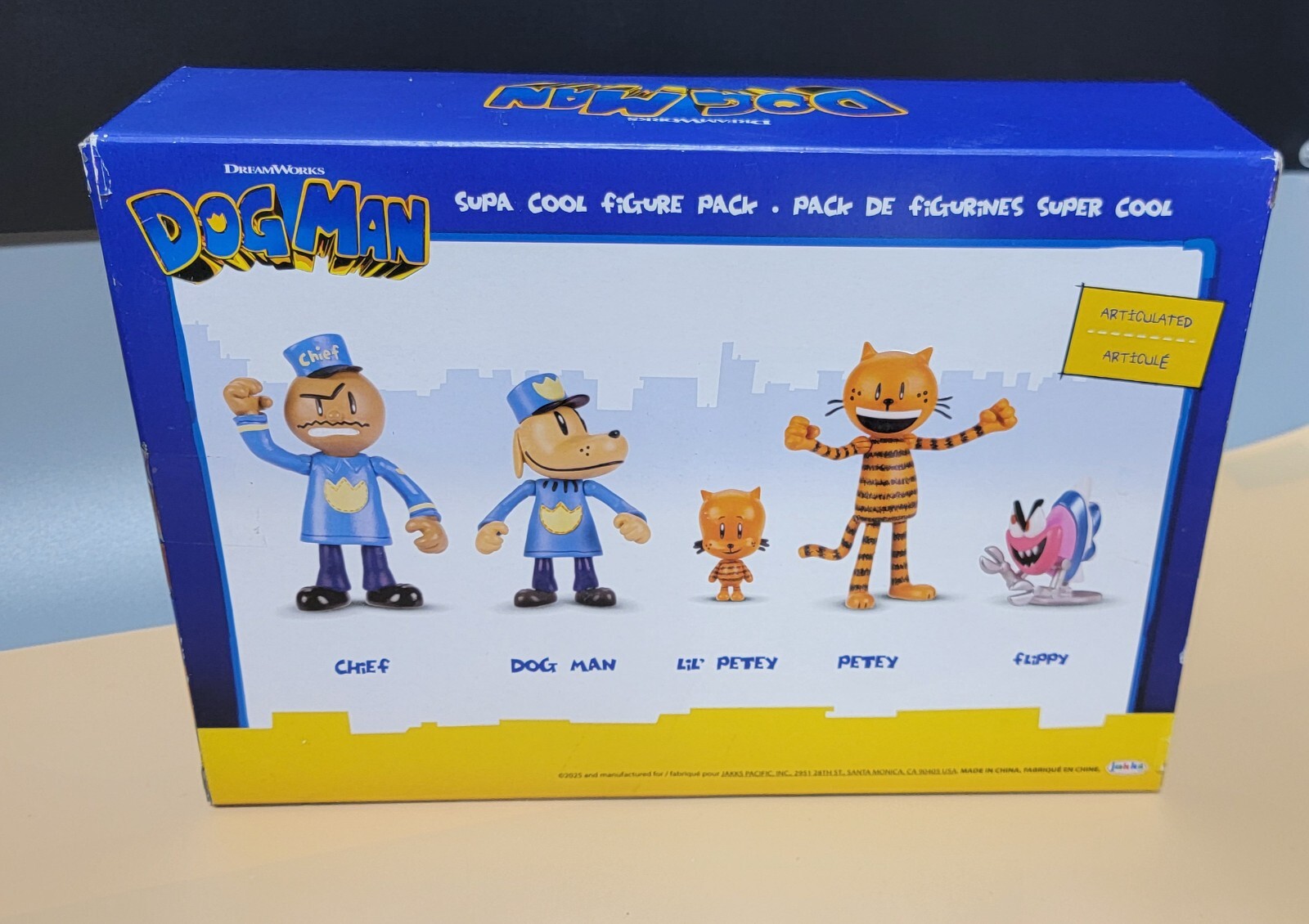 Dog Man 2.5 Inch Action Figure Multipack Set with 5 Characters /Age 3+ Brand NEW