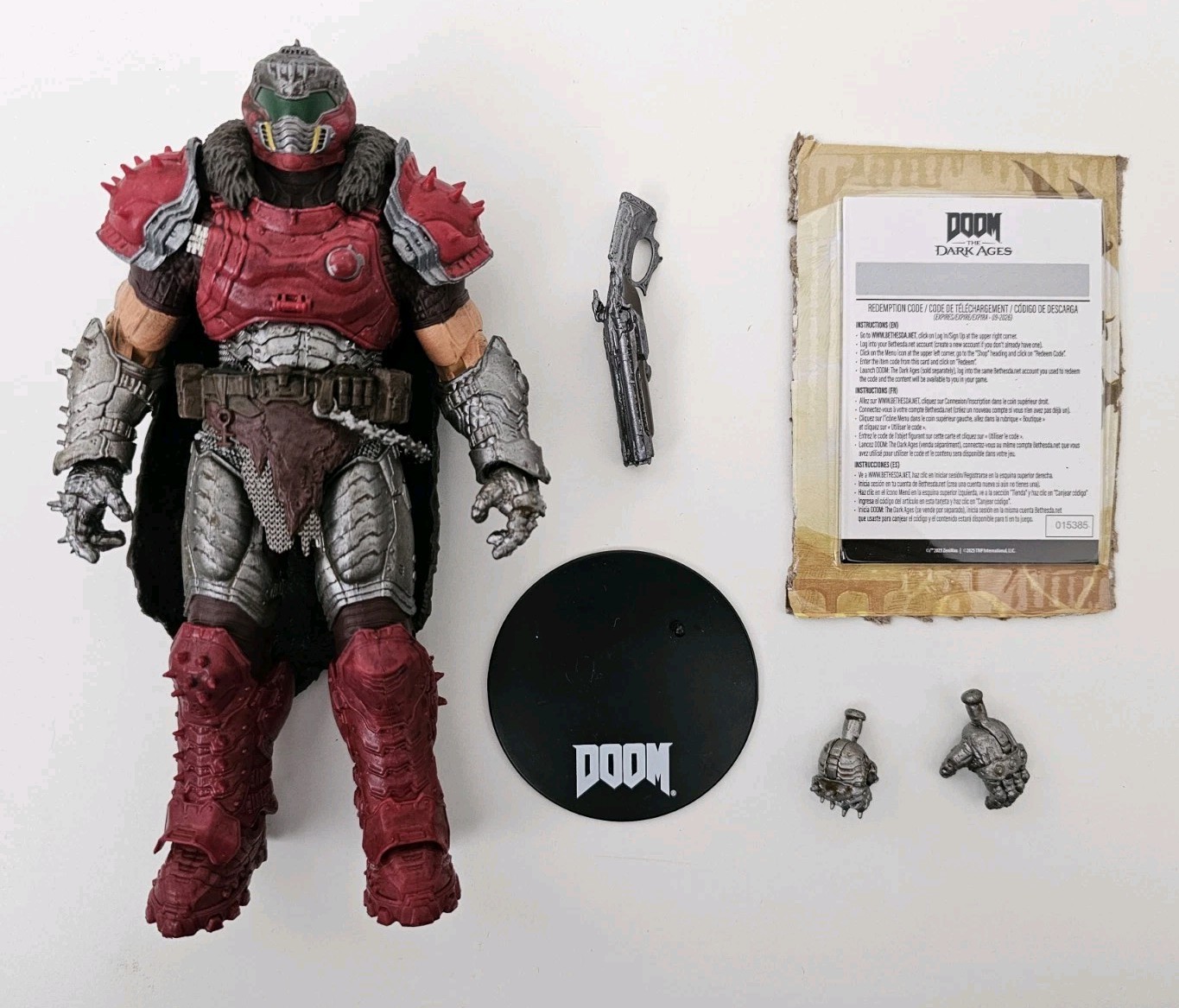 Loose Mcfarlane Dark Ages Doom Slayer Figure 7&Prime; scale