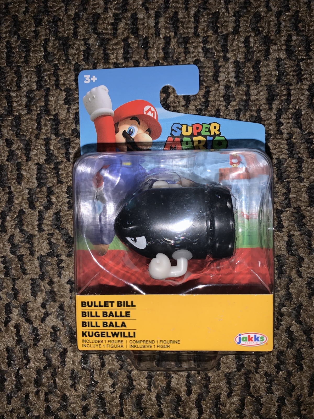 Super Mario Brothers 2.5&Prime; Figure – Bullet Bill – Nintendo NES Collectible