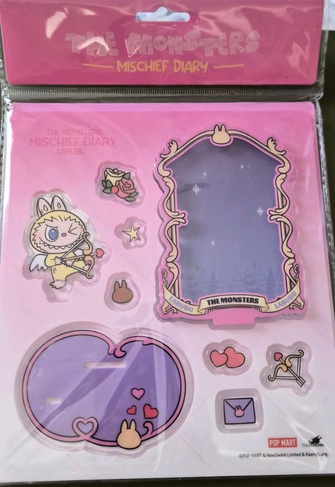 Labubu Mischief Diary Picture Frame Pop Mart Rare New Sealed