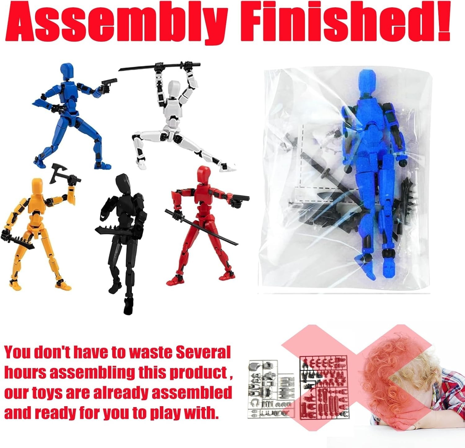 Titan 13 Multi-Jointed Action Figures – Perfect Desktop Decorations for All Ages