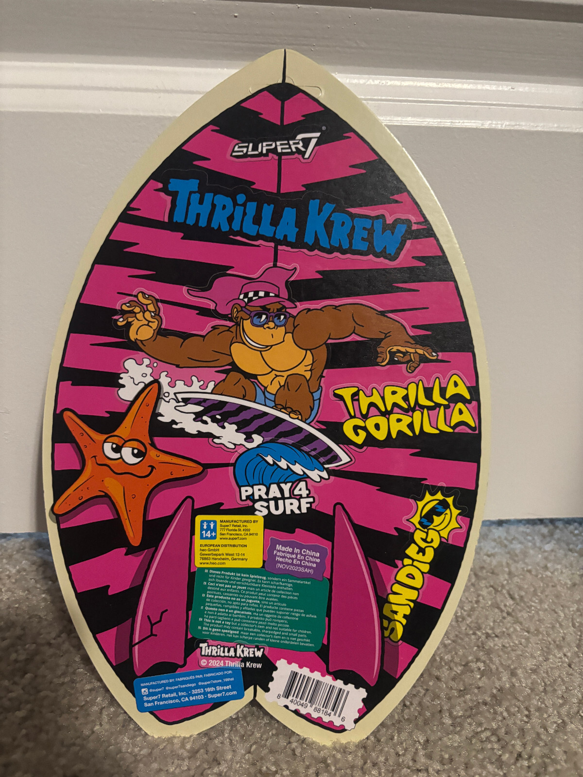 2024 Super7 SDCC Exclusive – Thrilla Gorilla ReAction Figure