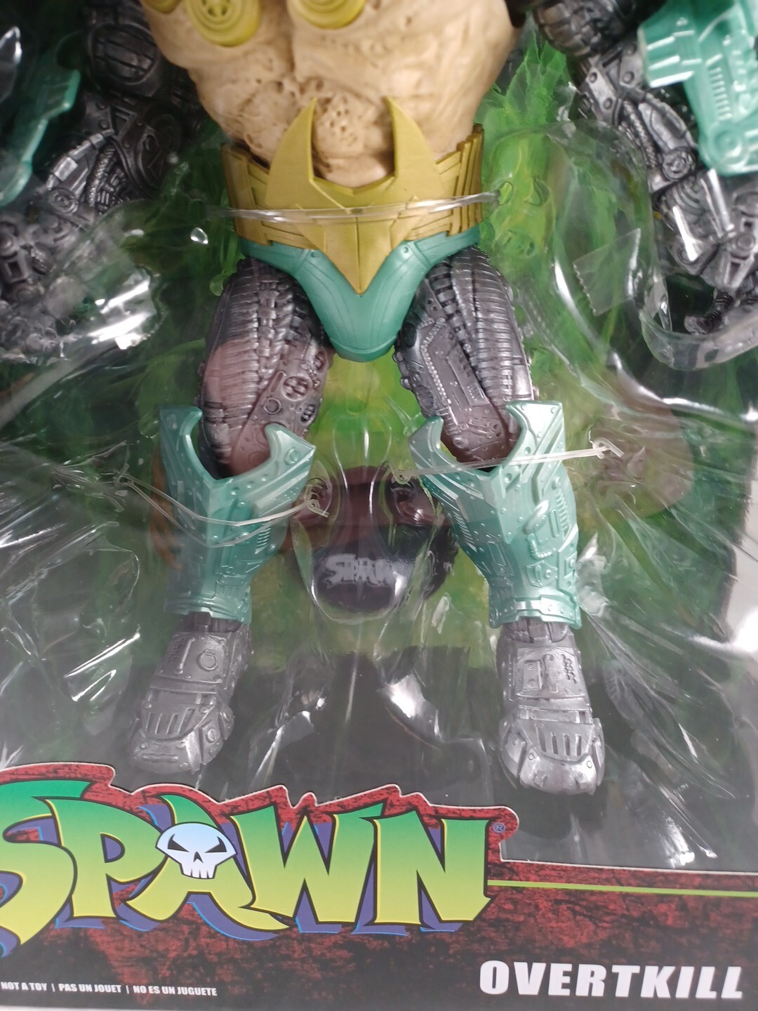 McFarlane Toys Spawn Overkill Mega 9.5&Prime; Action Figure New Box Damage