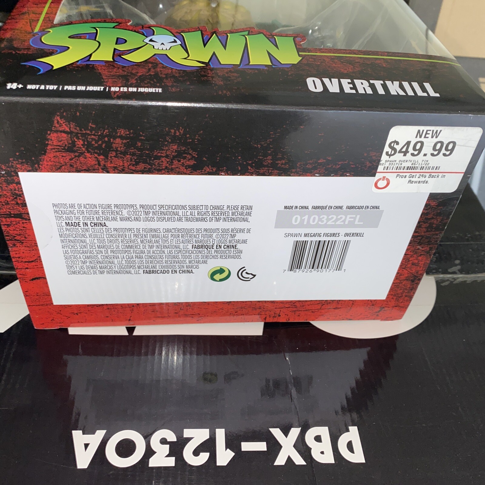 McFarlane SPAWN * OVERTKILL * 12&Prime; Action Figure In Stock Mip!