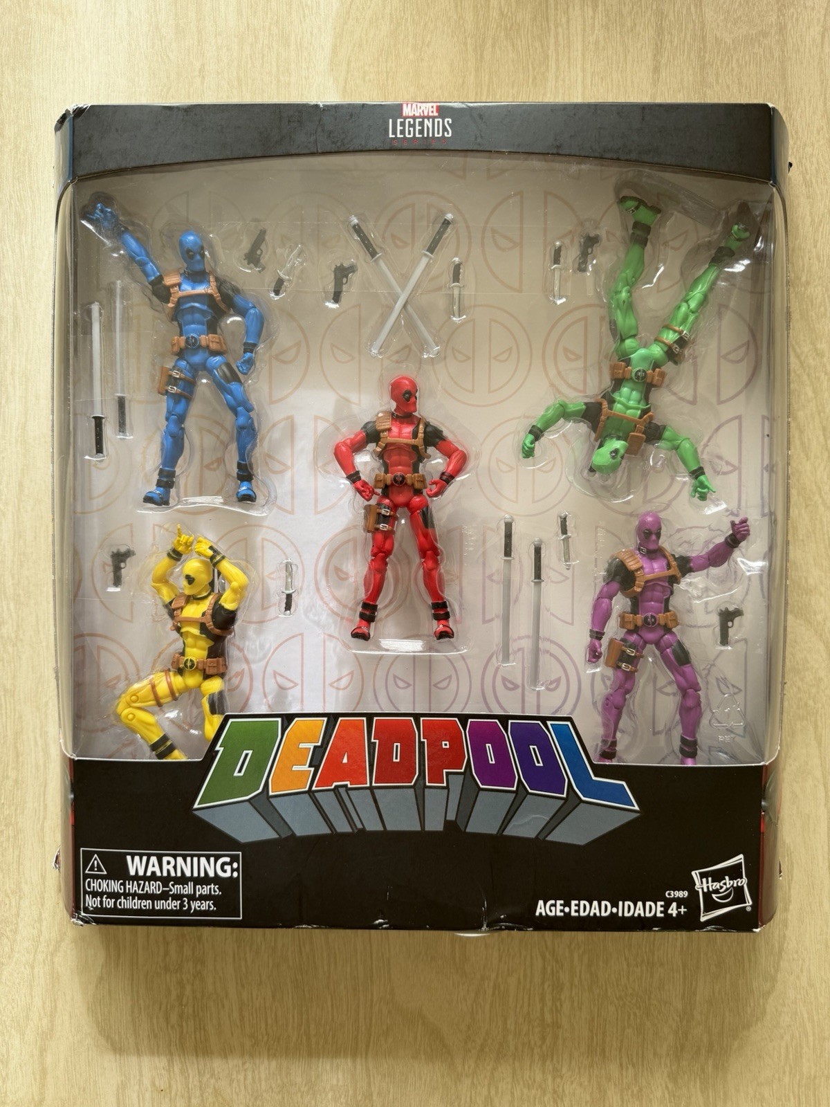 Marvel Legends Deadpool Rainbow Squad New Sealed