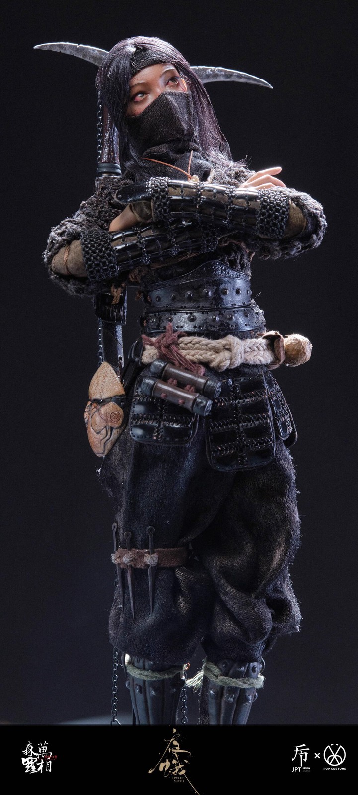 JPT design POPCOSTUME JPT-016 Owlet Moth Kunoichi 1/6 Action Figure In Stock New