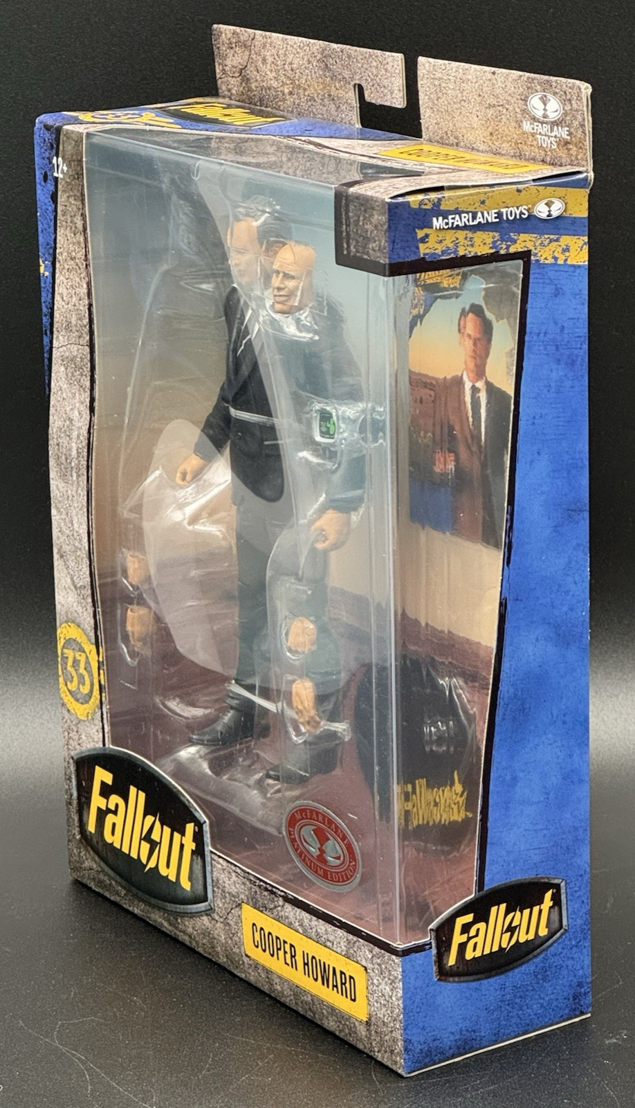 McFarlane Toys Fallout Figure Bundle Cooper Howard Red Platinum and Hank Maclean