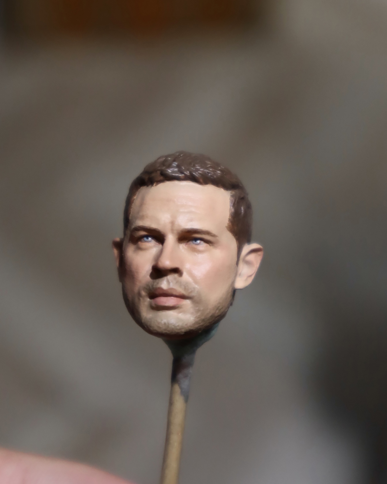 1/12 Painted Tom Hardy Eddie Brock Head Carved Fit 6 » Action Figure