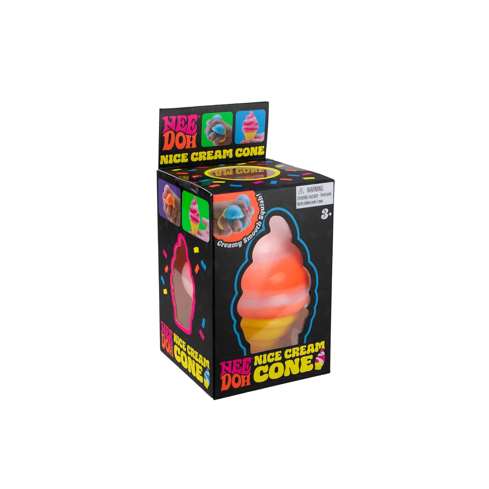 NeeDoh Ice Cream Cone Squishy Stress Toy Fidget Sensory Toy NEW