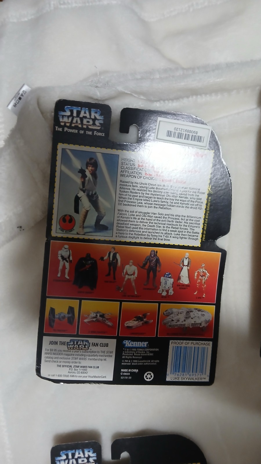 Lot of 8 Power of The Force Brand New Vintage 1995 Star Wars Action Figures MOC