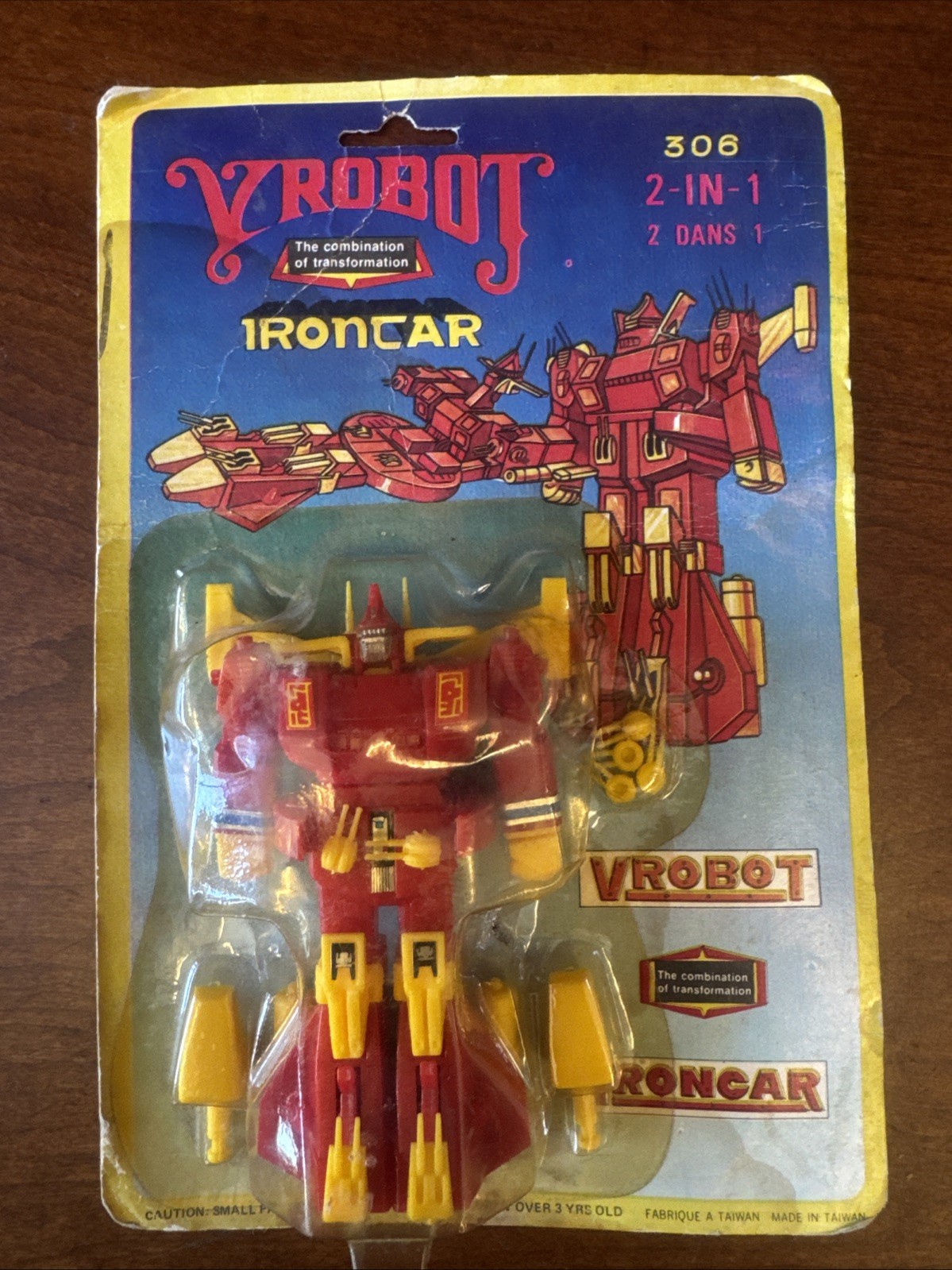 YROBOT – IRONCAR *MOSC* 306 2 IN 1 Transformer from Taiwan