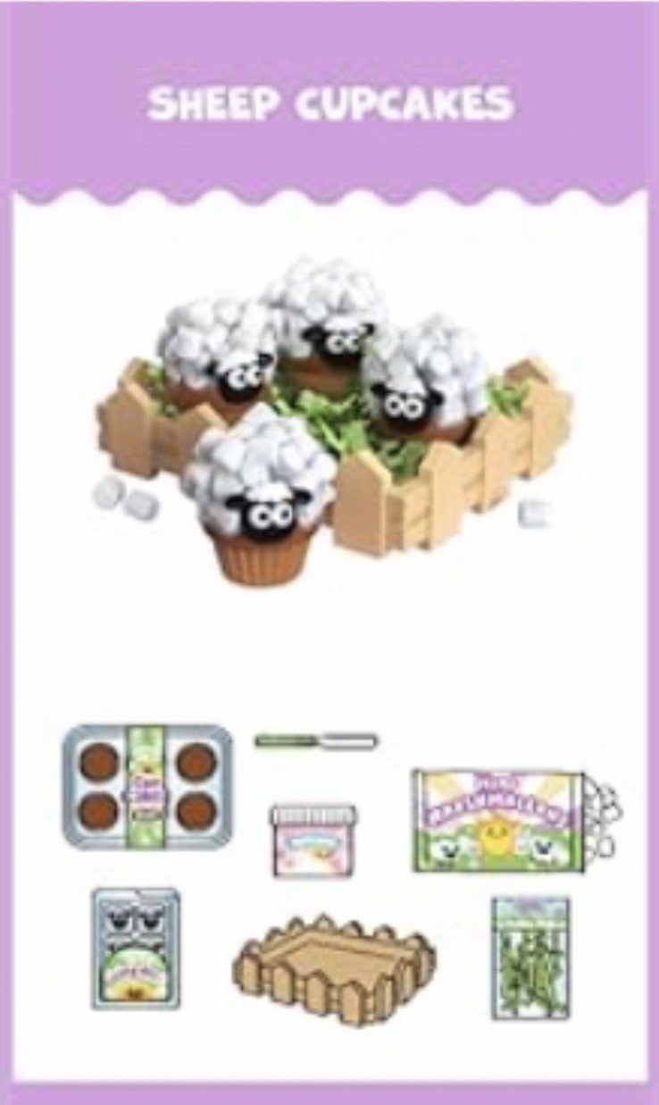 NEW! MGA&rsquo;s Miniverse Make It Mini Spring Series 3 Sheep Cupcakes