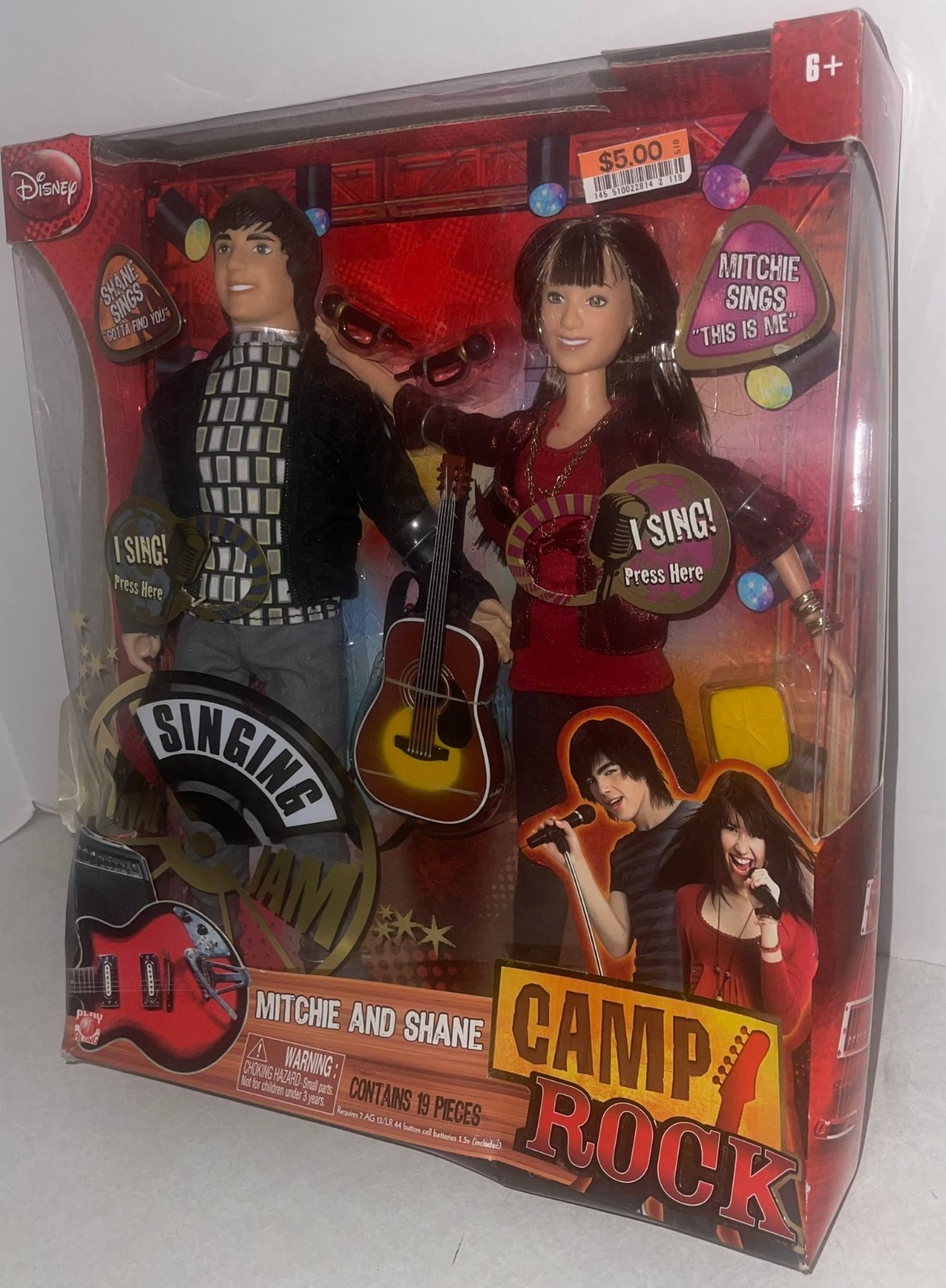 Camp Rock 2008 Mitchie & Shane Singing Final Jam Dolls DISNEY ~~ New/Sealed Box