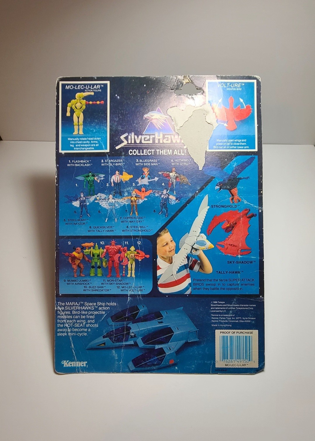 Kenner Silverhawks – Molecular – Card Only