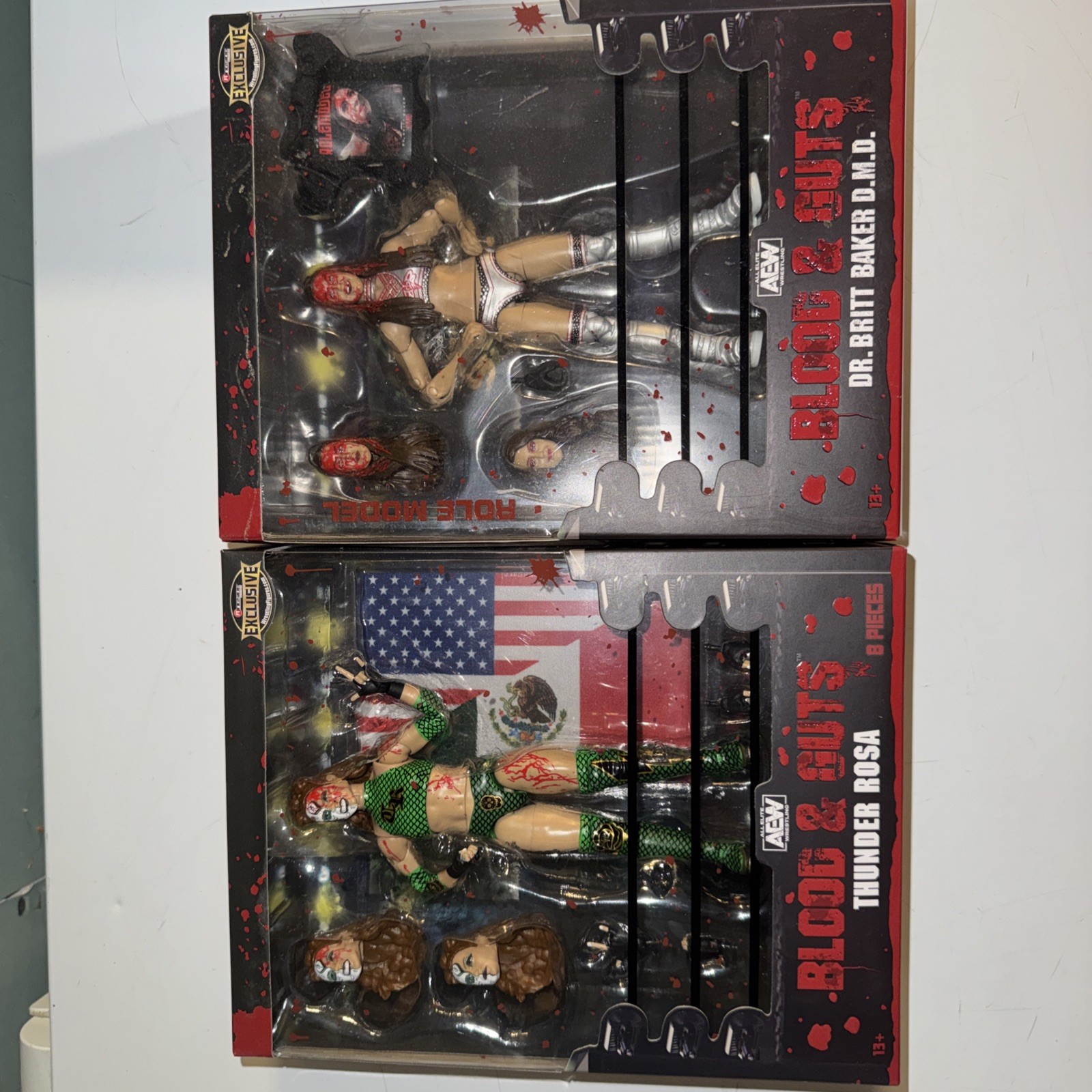 aew jazwares Thunder Rosa Britt Baker Blood Guts