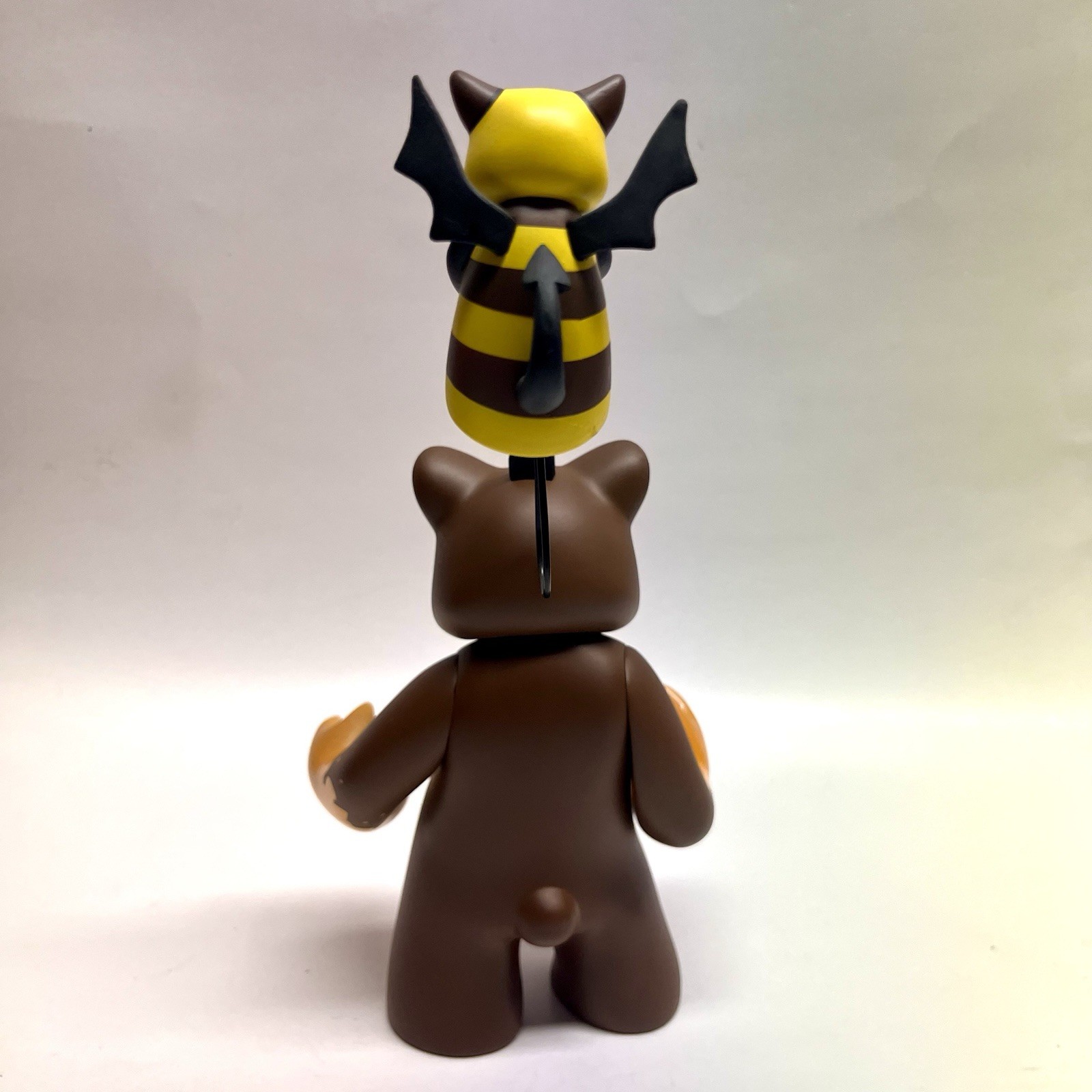 Possessed Honey Bear *BROWN* Munky King Presents On Luke Chueh Painting