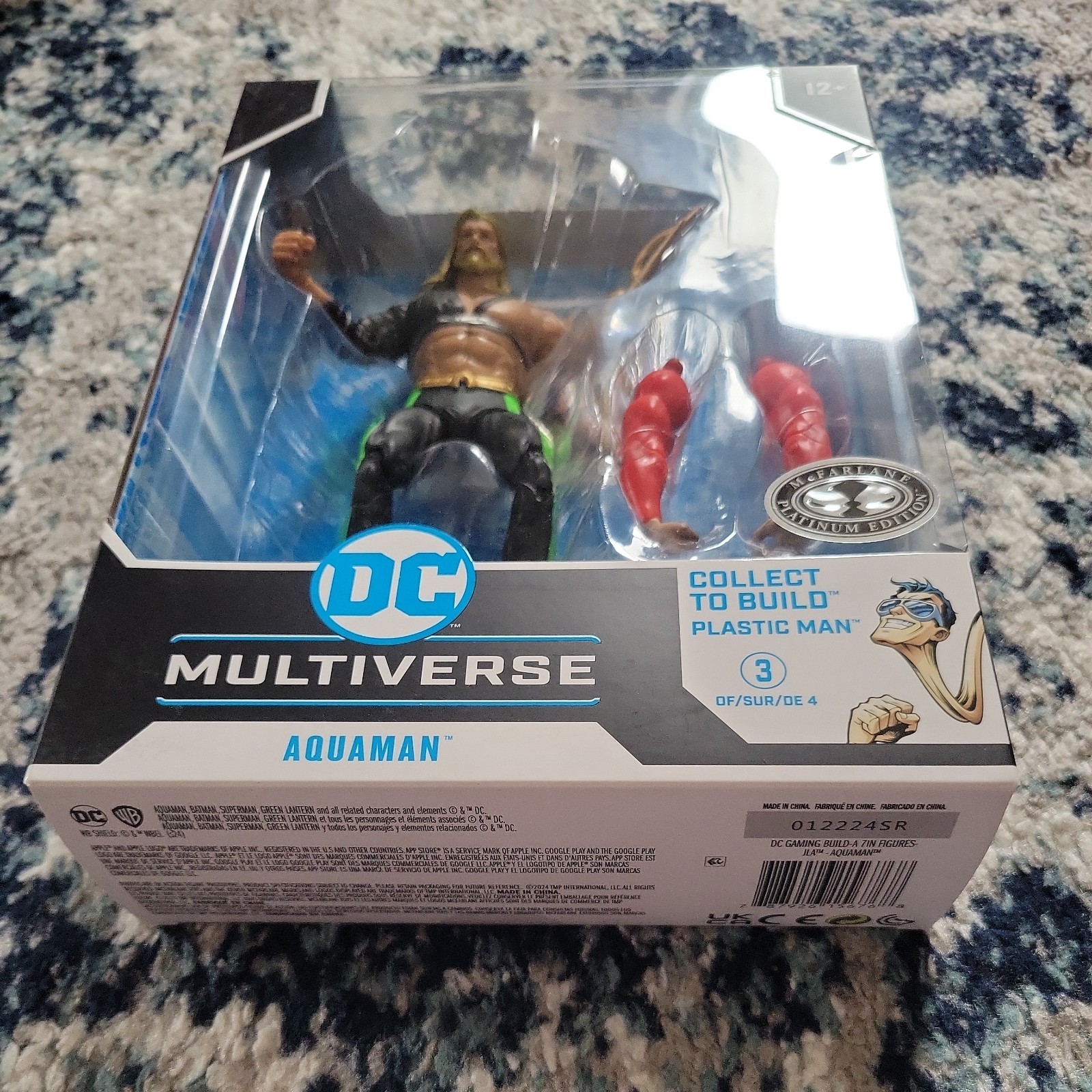 McFarlane DC Multiverse AQUAMAN (JLA) BAF Plastic Man PLATINUM SEALED UNOPENED