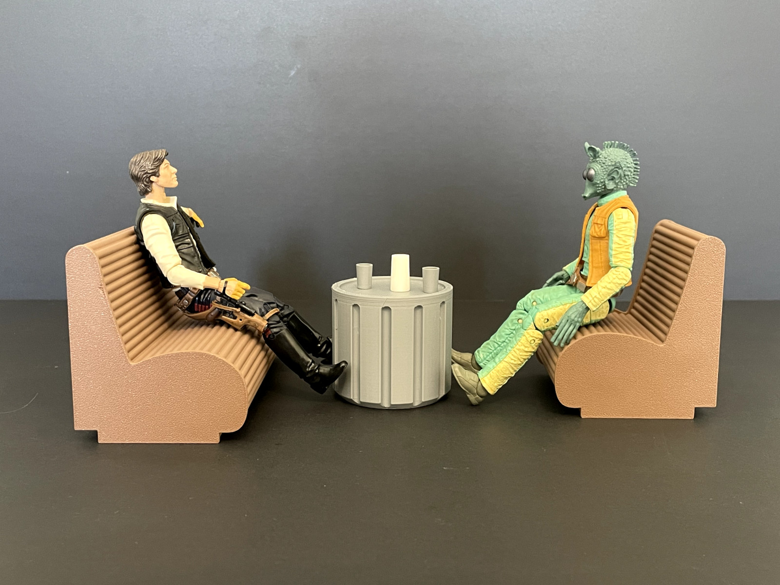 Star Wars Black Series Cantina Seat Set 3D Print