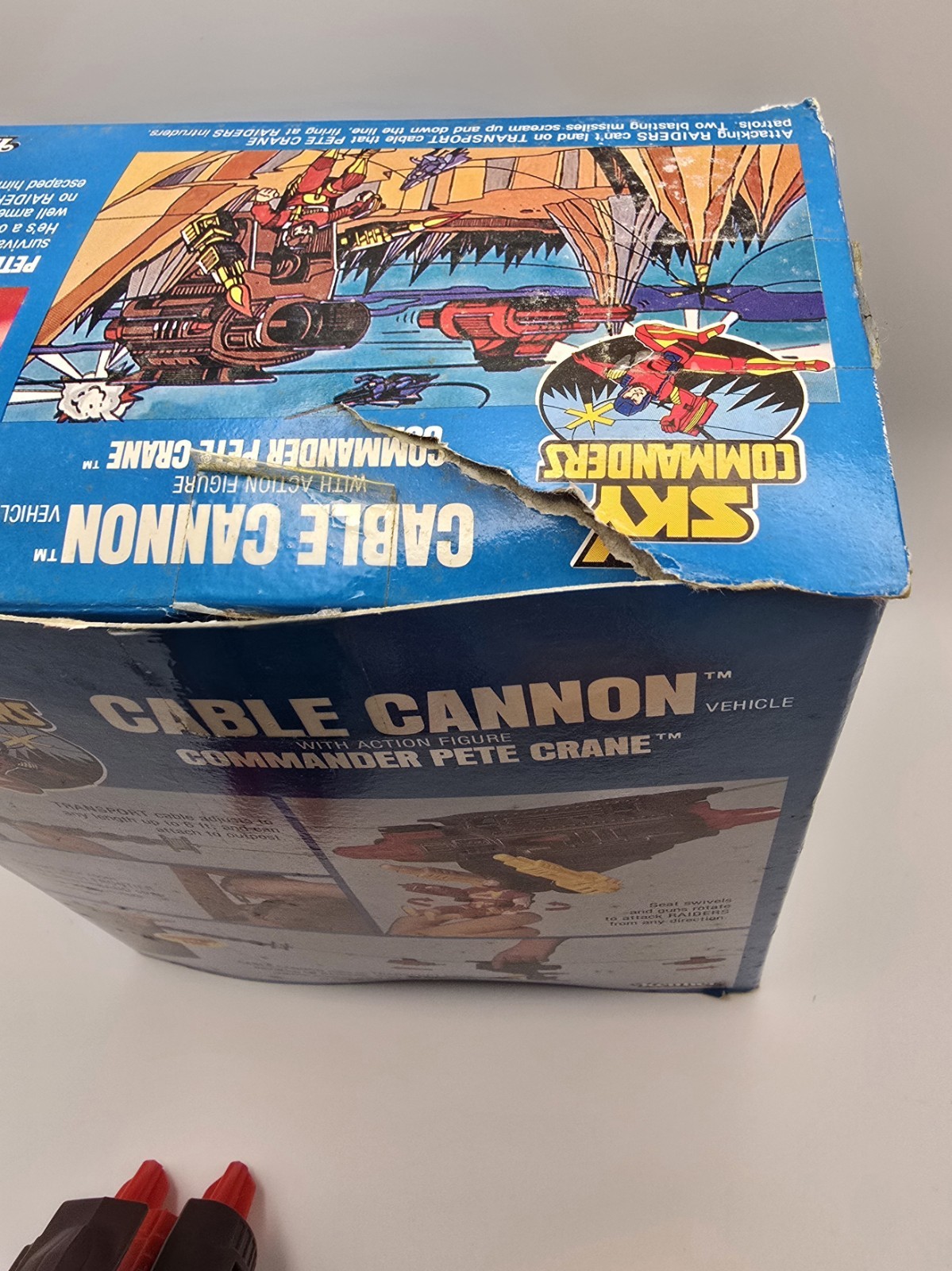 Sky Commanders Cable Cannon Kenner 1987 Incomplete, Parts