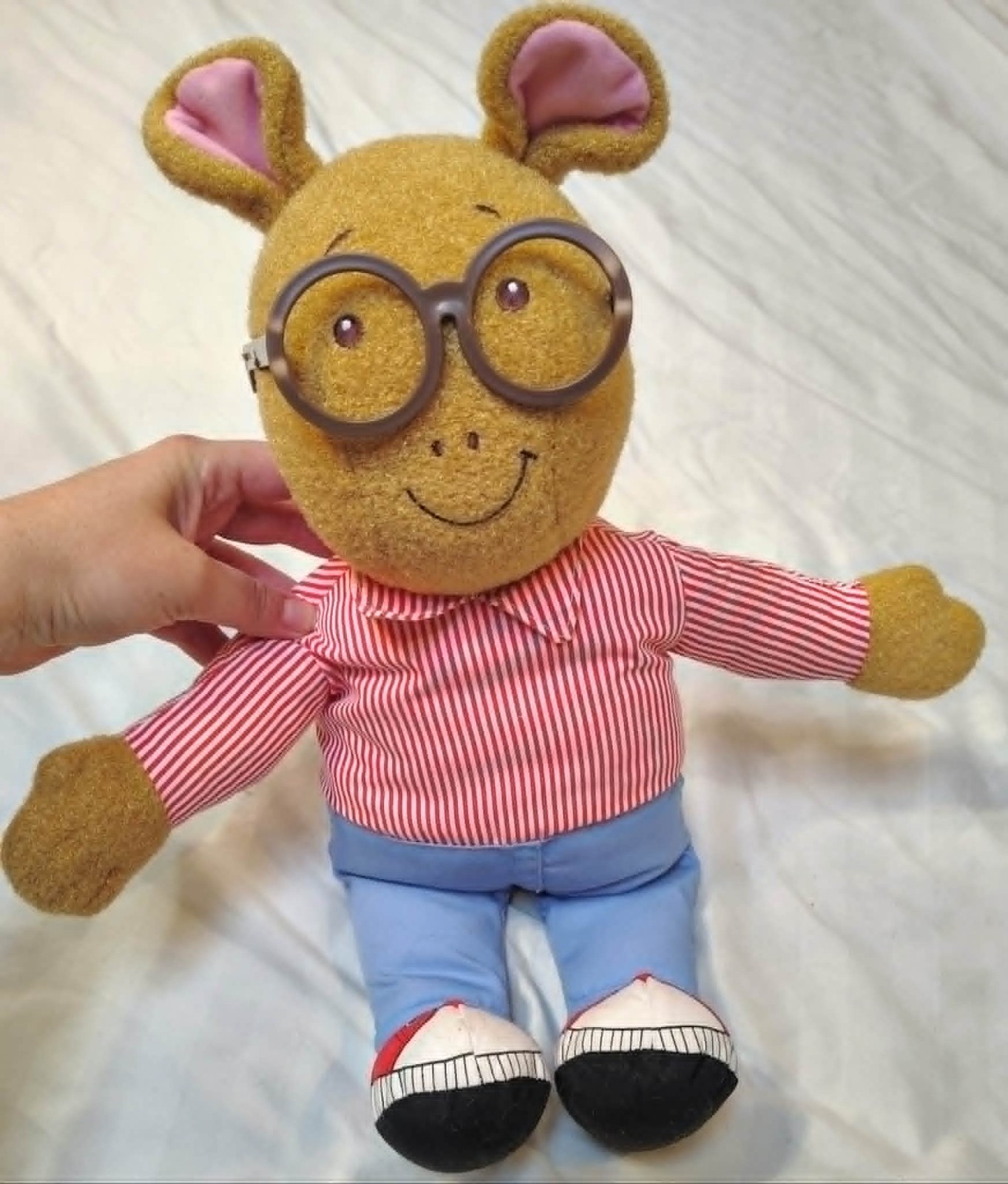 1996 Hasbro Playskool Talking Arthur plush doll – 18 inches – Marc Brown -works!