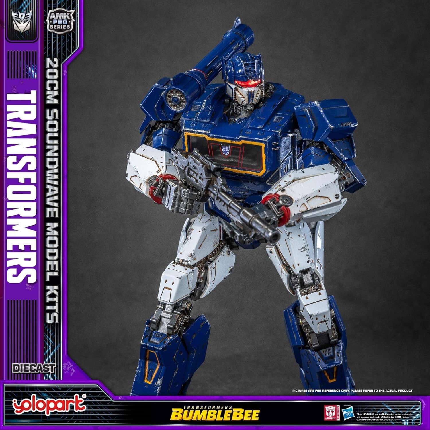 Transformers:AMK PRO Soundwave and Ravage,7.87 Inch Transformers Action Figure w