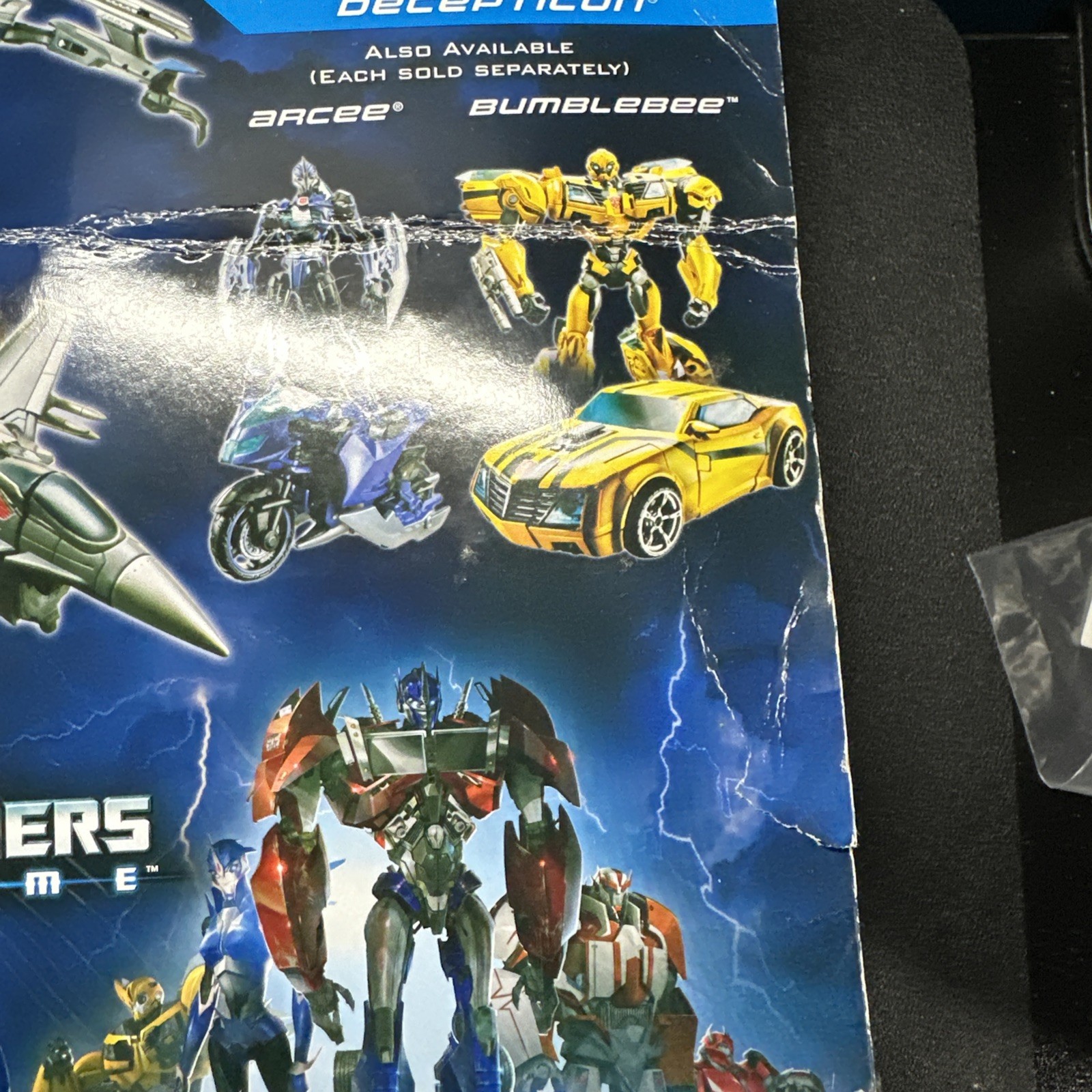 Transformers Prime Starscream First Edition Hasbro New In Box NIB Damaged Card