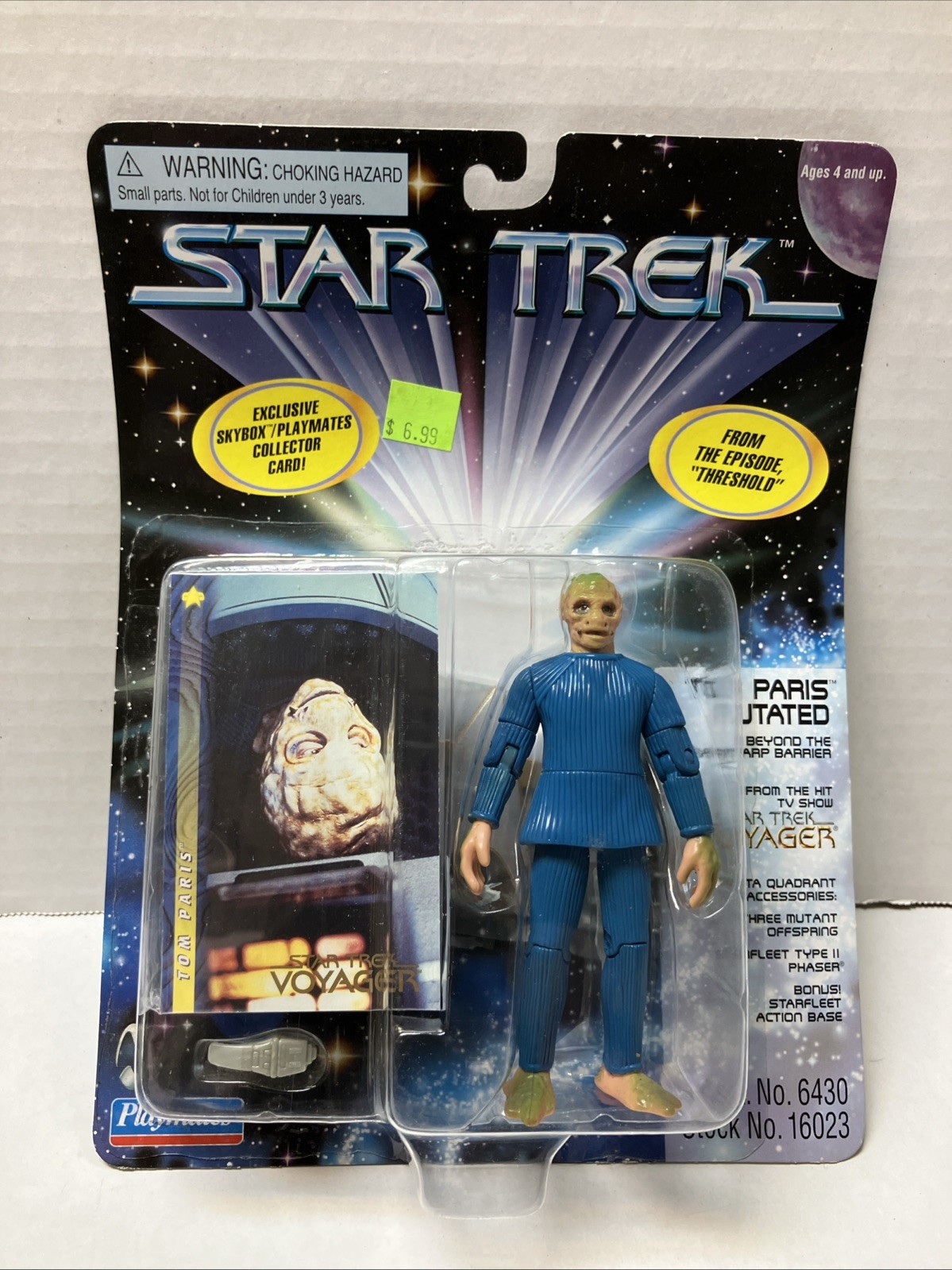 Star Trek Tom Paris Mutated Star Trek Voyager 16023 playmates New action figure