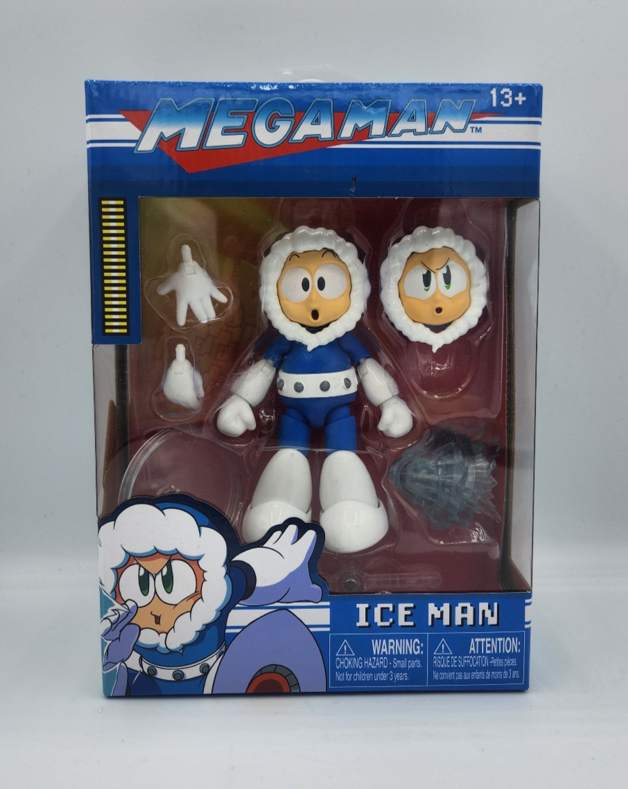 JADA TOYS MEGA MAN ICE MAN 1/12 SCALE 2024 4.5&Prime; ACTION FIGURE