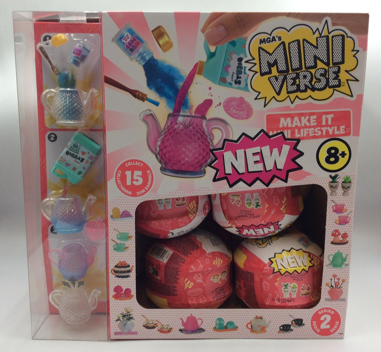 MGA&rsquo;s Miniverse Make It Mini Lifestyle Series 2, Mystery🎈DISPLAY CASE OF 15🎈