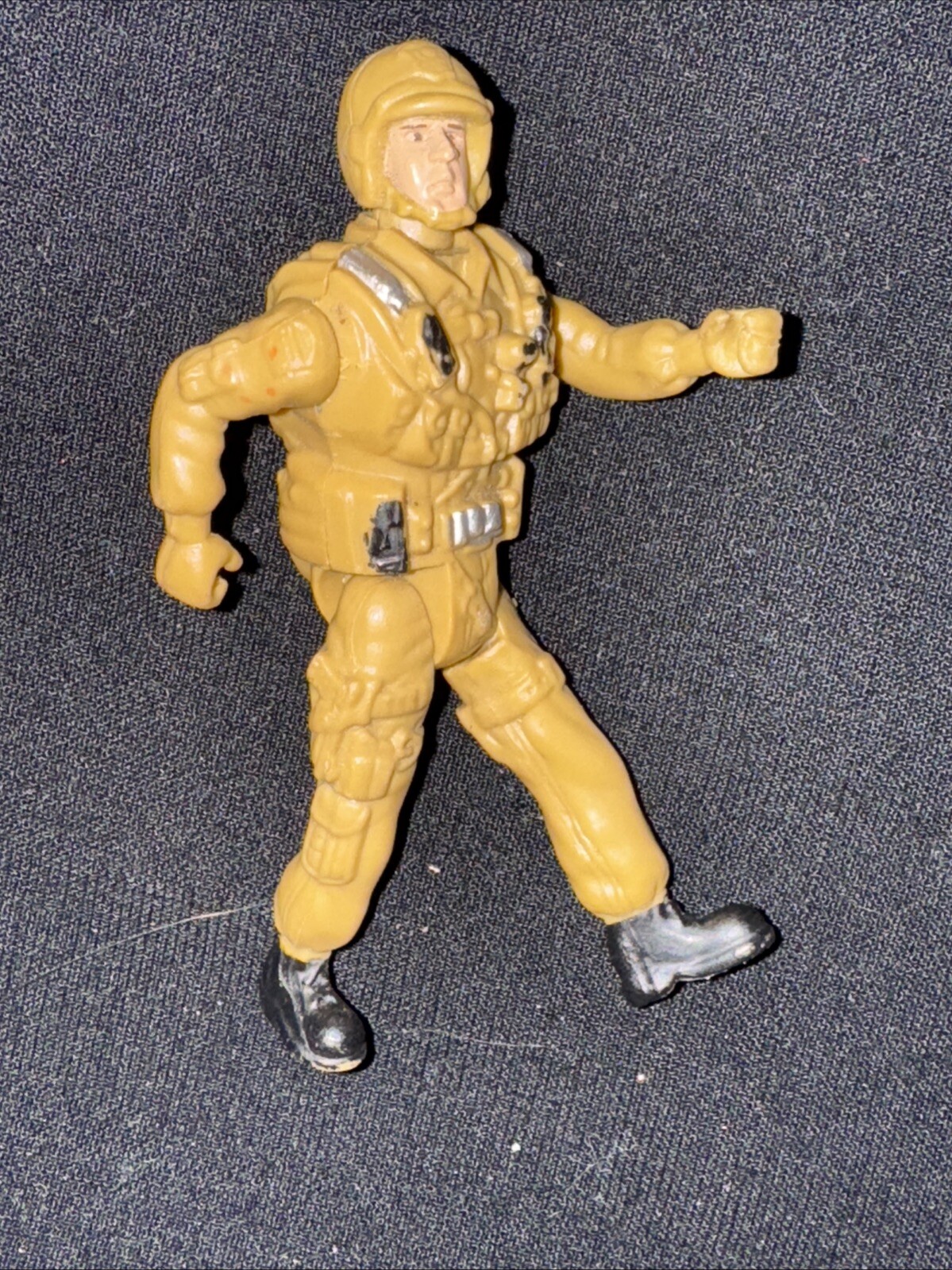 3.75&Prime; Desert Storm Soldier Trooper Poseable Action Figure Unbranded GI Joe Clone