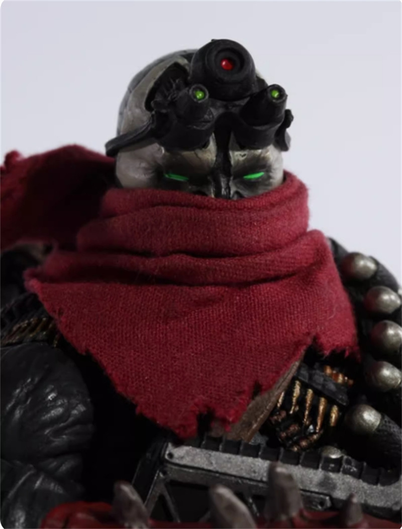 Spawn McFarlane 1/12 Scale Rode Custom Deluxe Red Wired Cape Cloak Scarf No Body