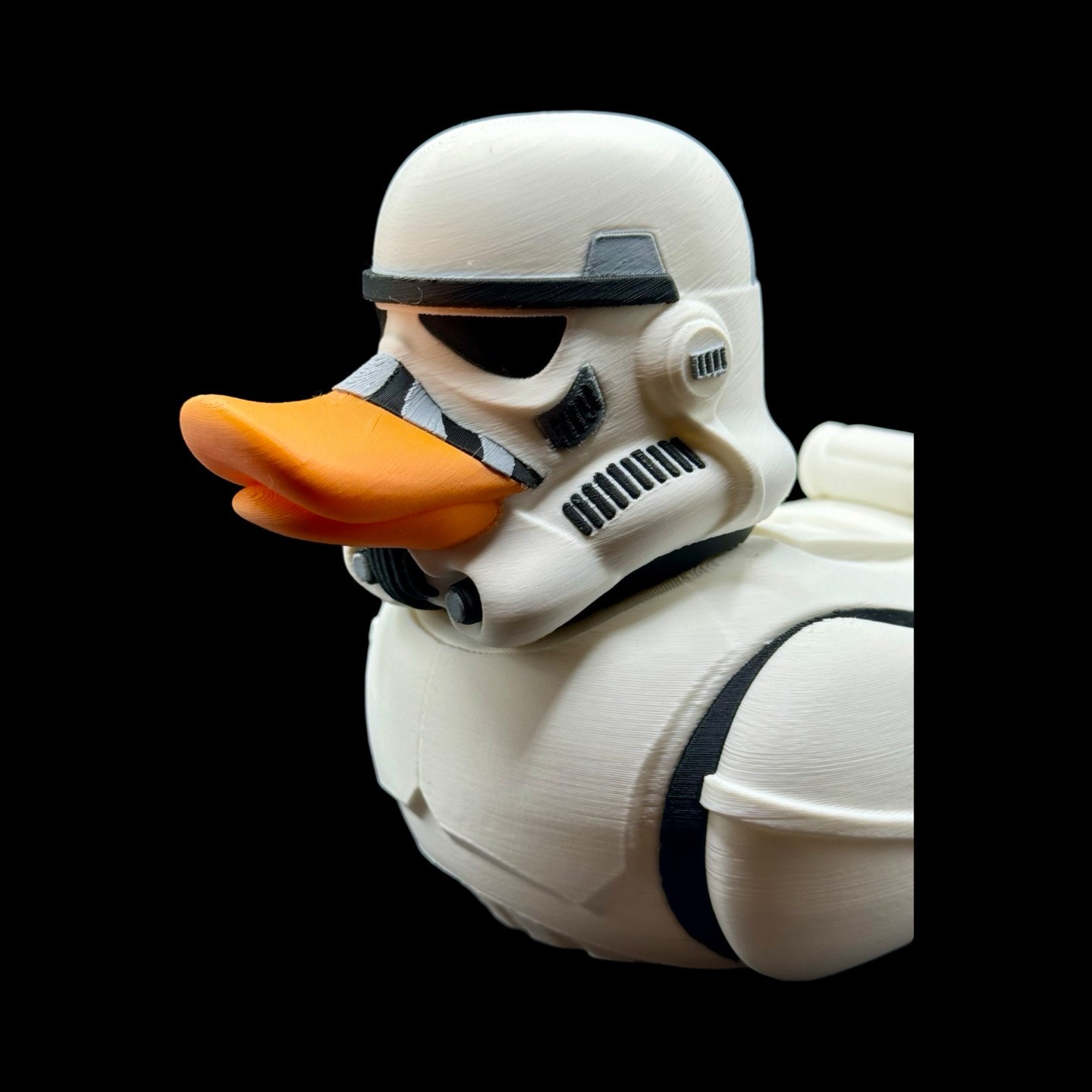 NEW 3D Printed Star Wars Storm Trooper Jeep Rubber Duck by The Duck Vault 3 Inch