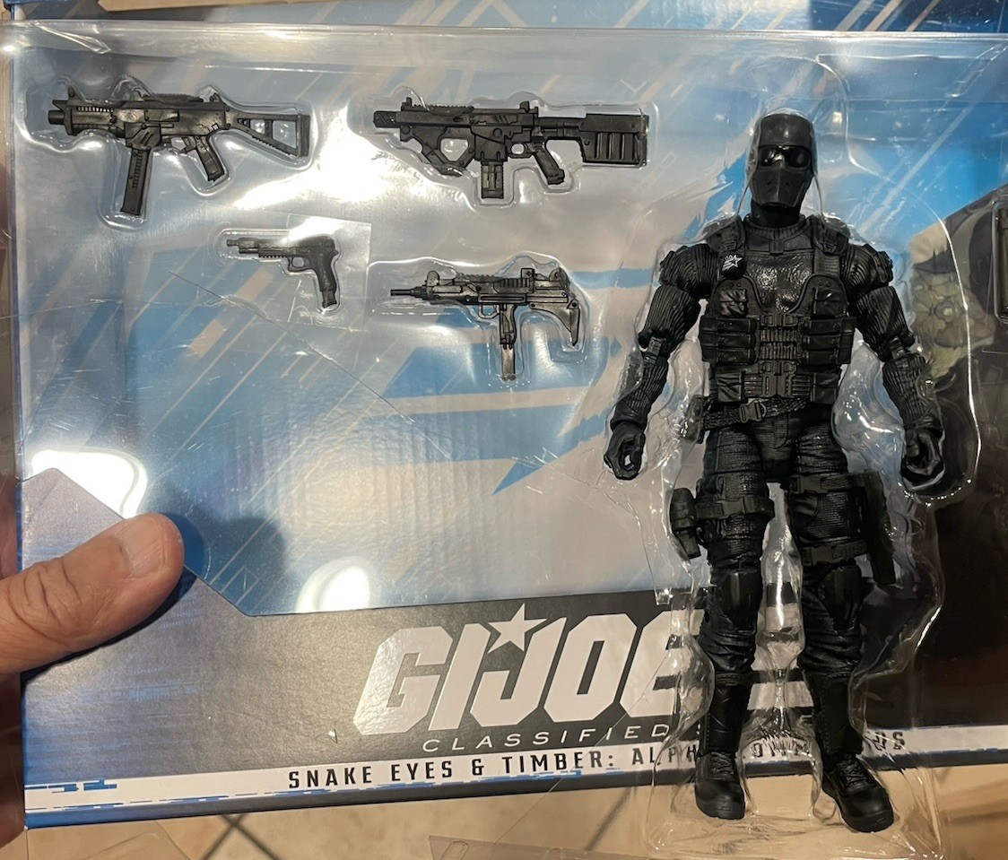GI Joe Classified Series 6&Prime; Alpha Commandos Snake Eyes #30 Action Figure ONLY